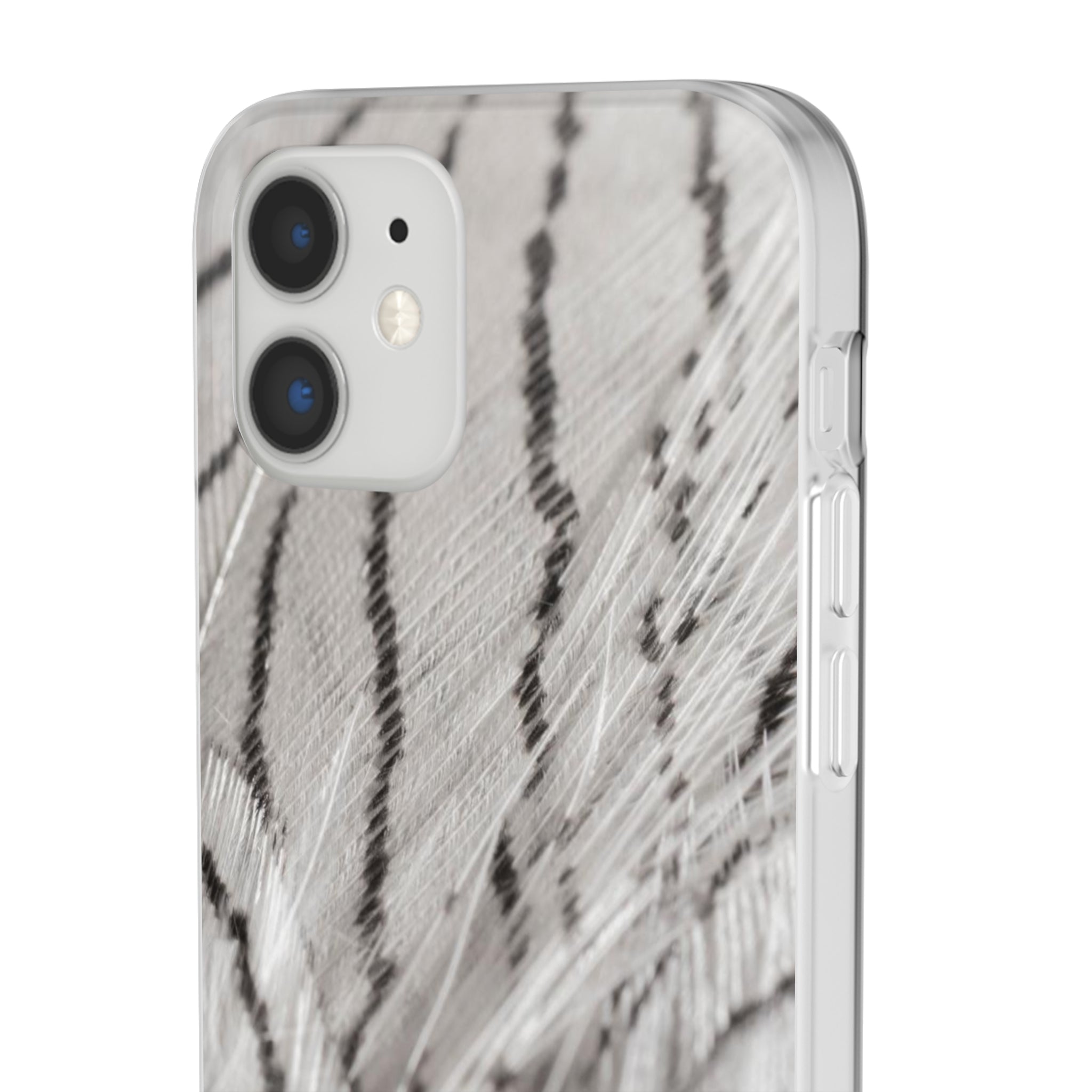 White And black Feather Slim