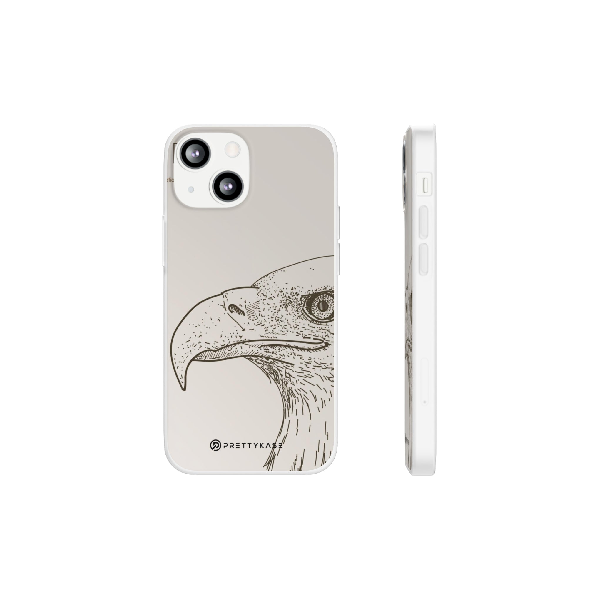 Dessin d'aigle blanc Slim