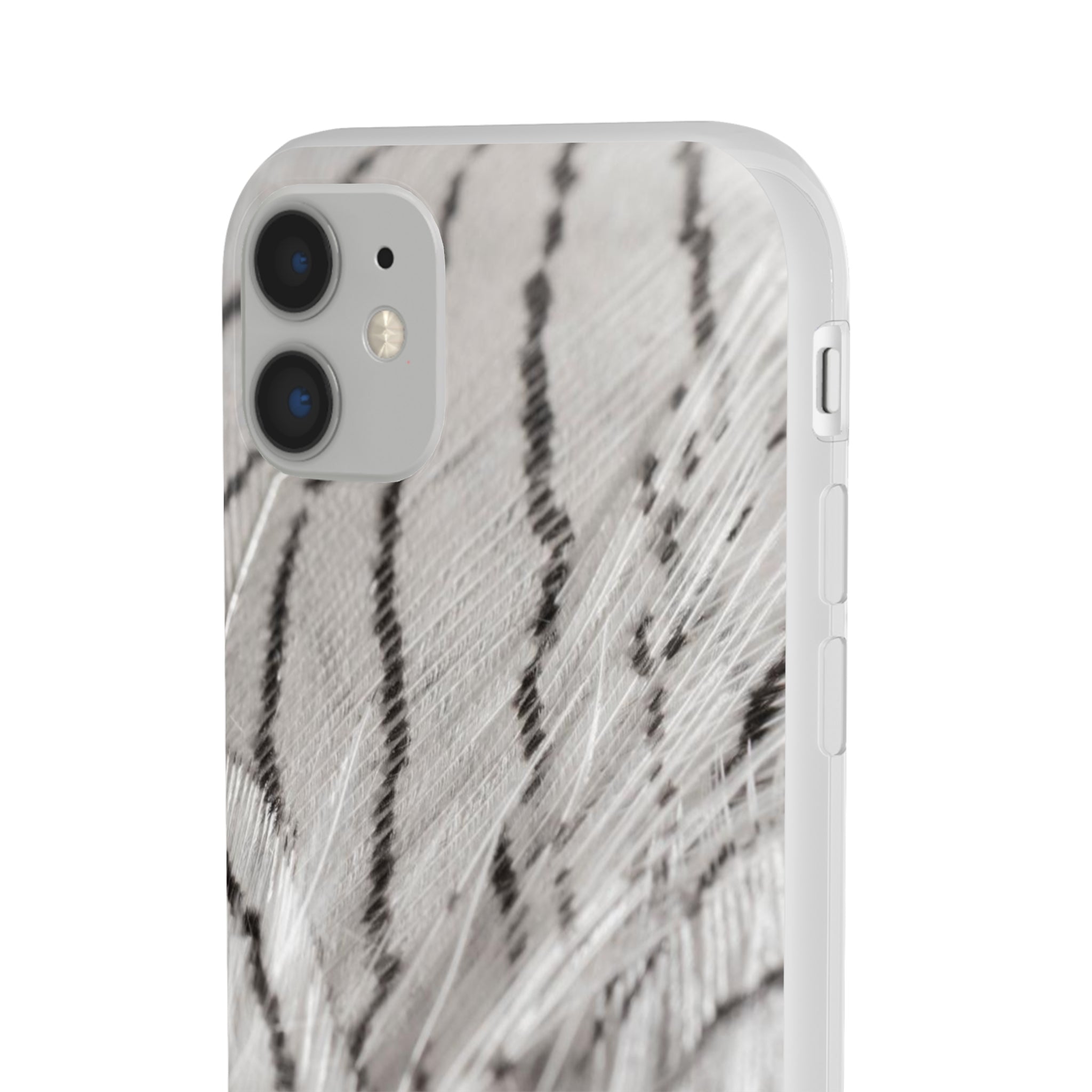 White And black Feather Slim