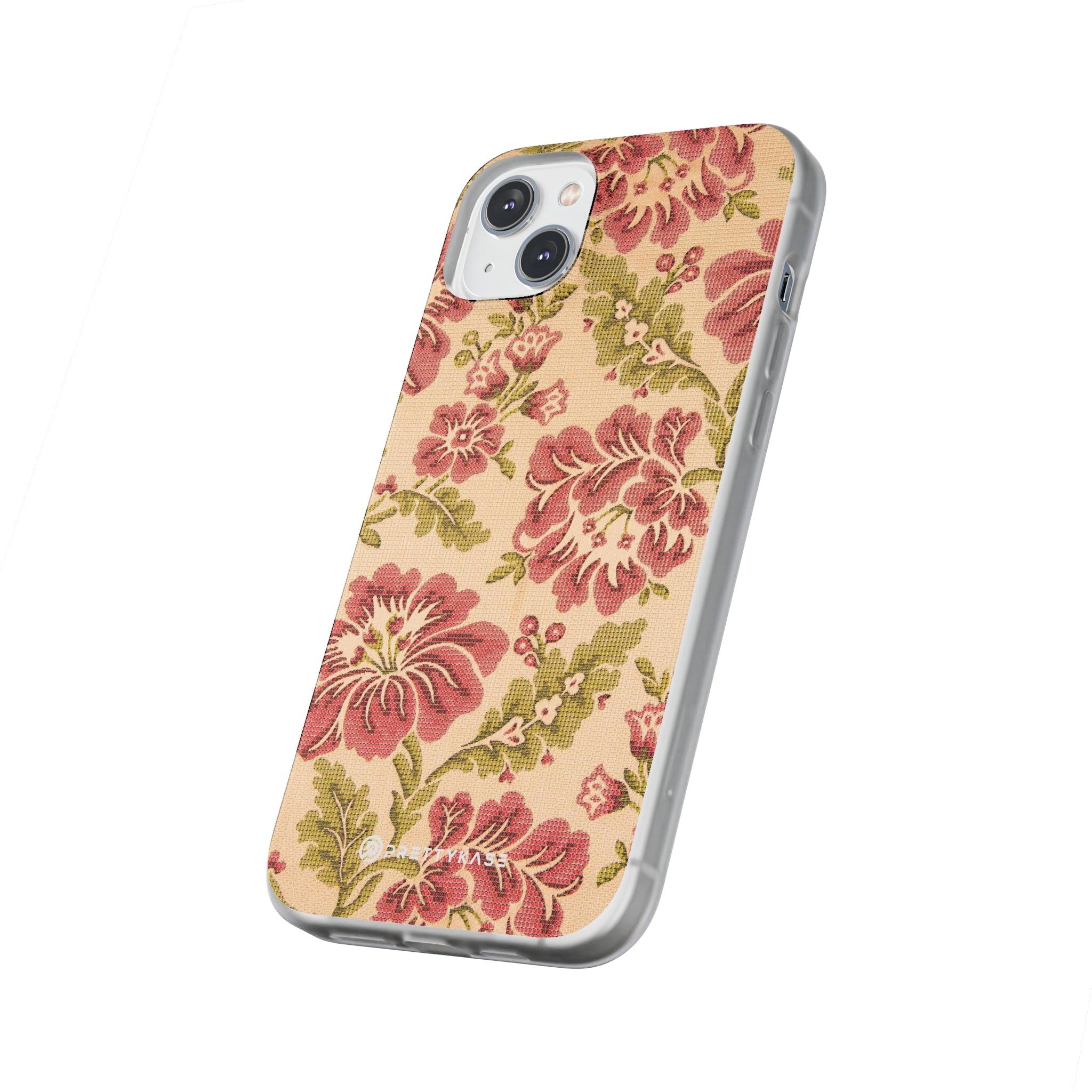 Fabric Floral Texture Slim - PrettyKase