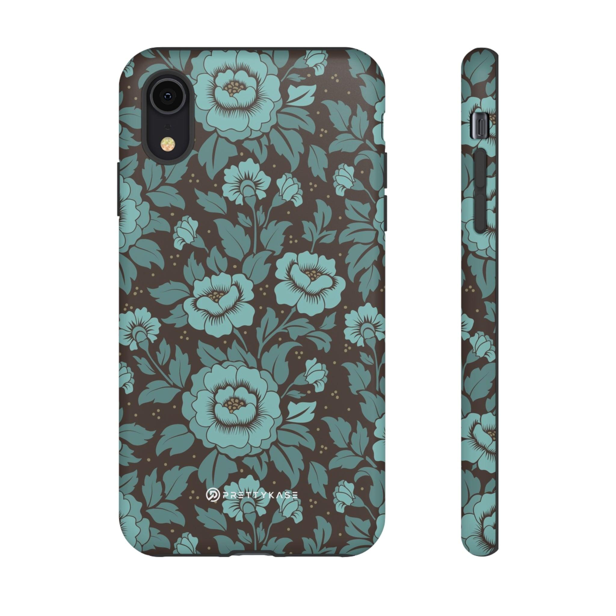 Turquoise Floral - PrettyKase