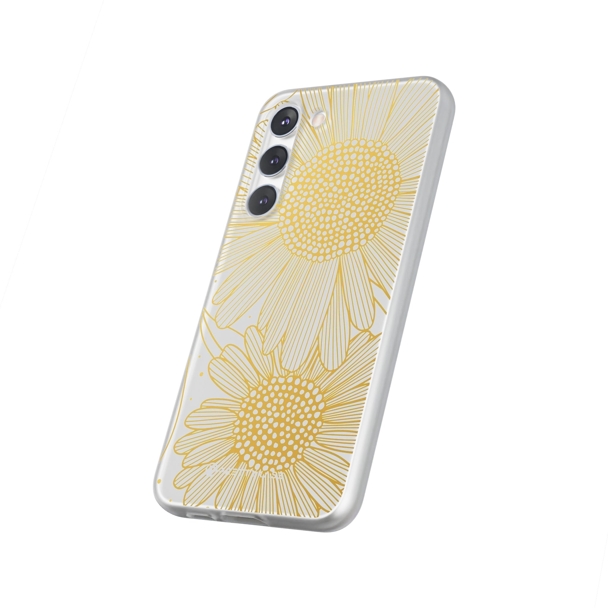 Fleur de soleil blanche Slim