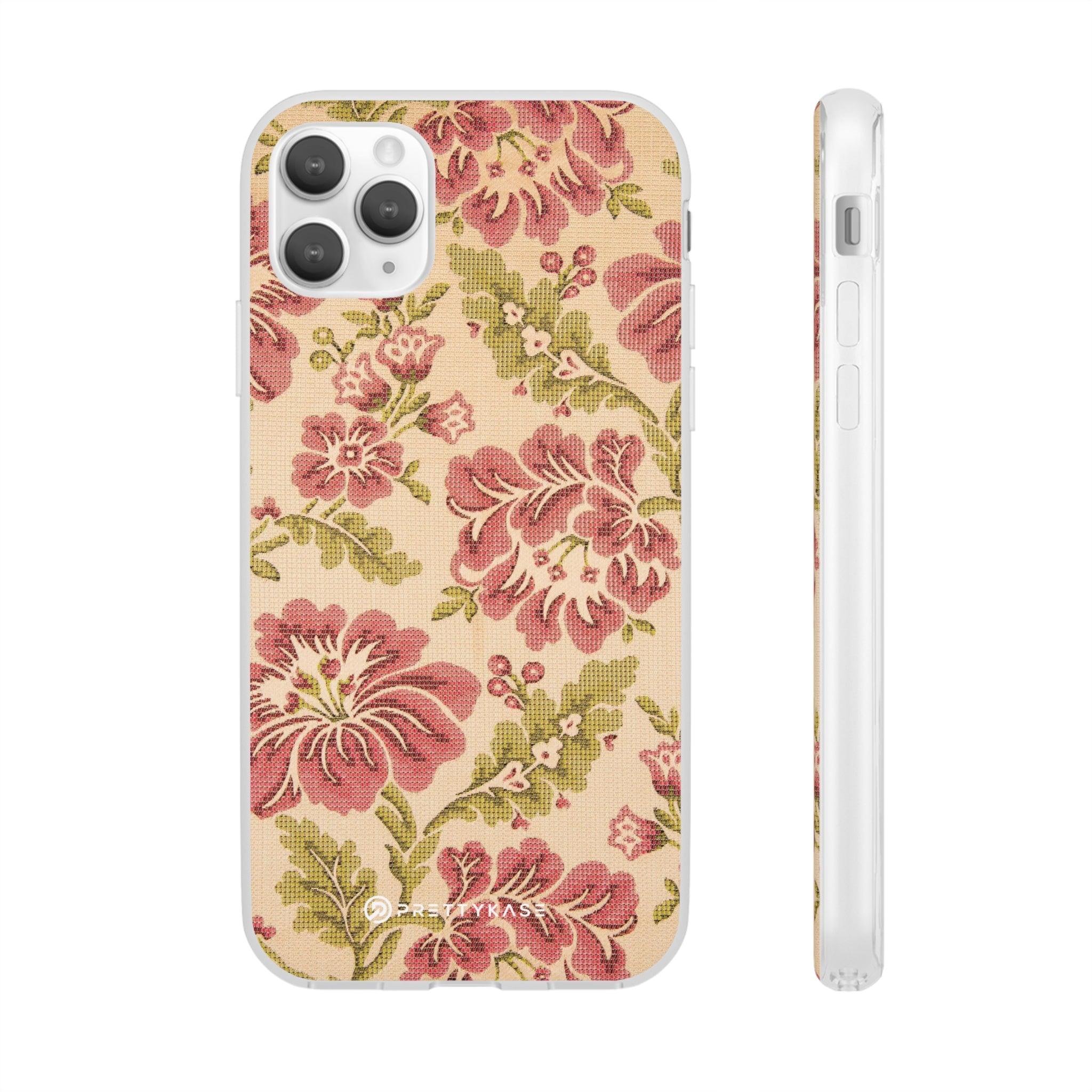 Fabric Floral Texture Slim - PrettyKase