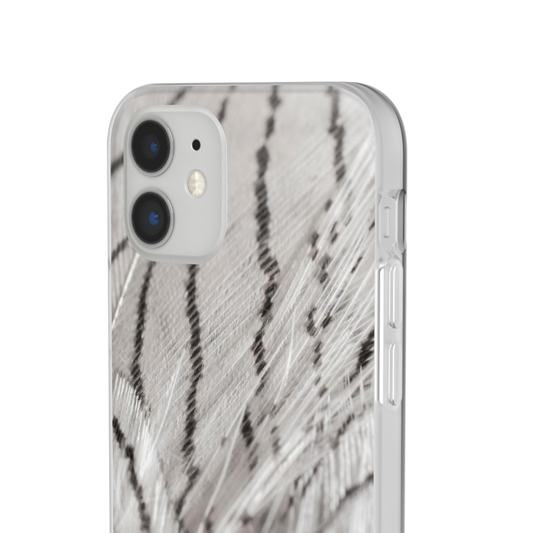 White And black Feather Slim