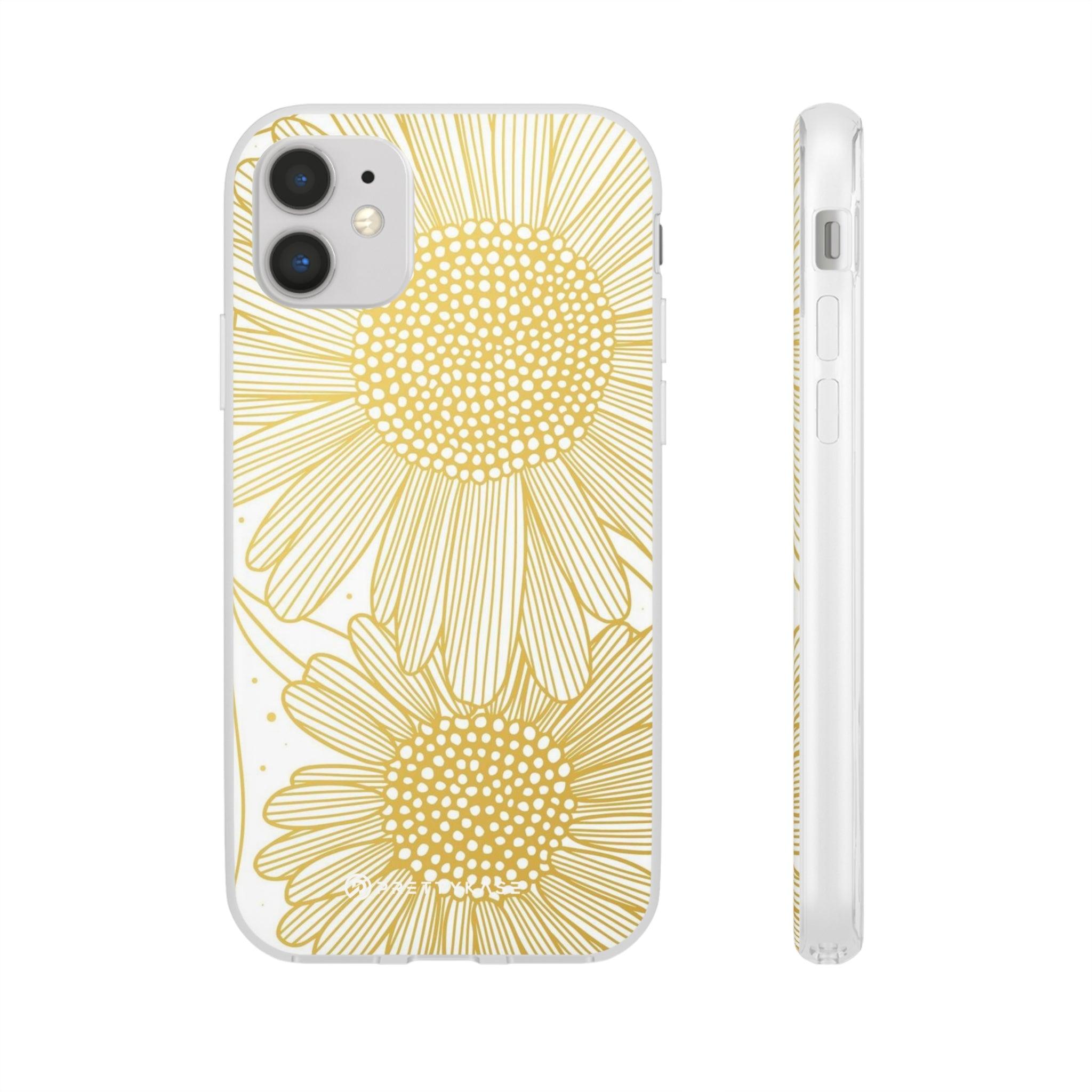 White Sun Flower Slim - PrettyKase