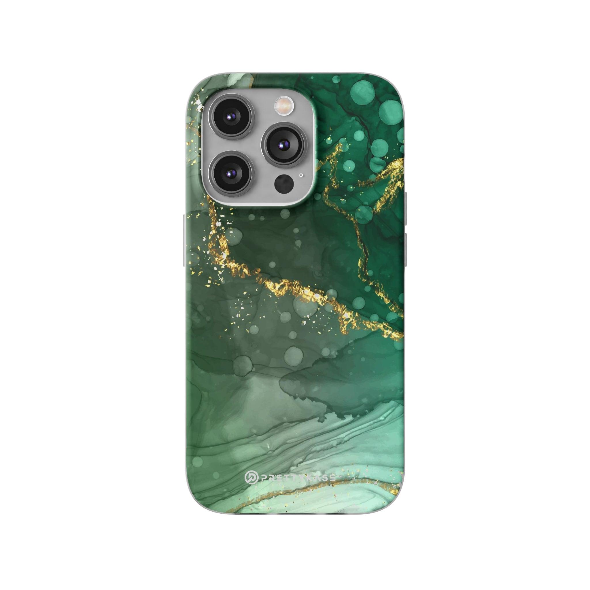 Gold Jade Green Slim - PrettyKase