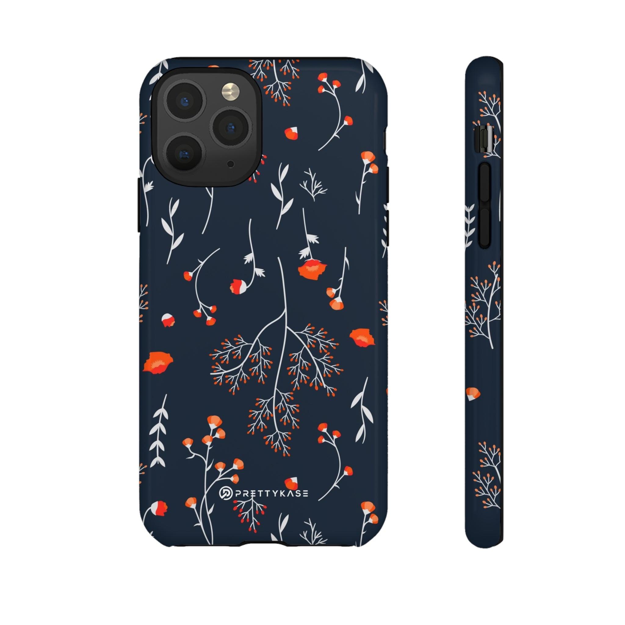 Blue Winter Floral - PrettyKase