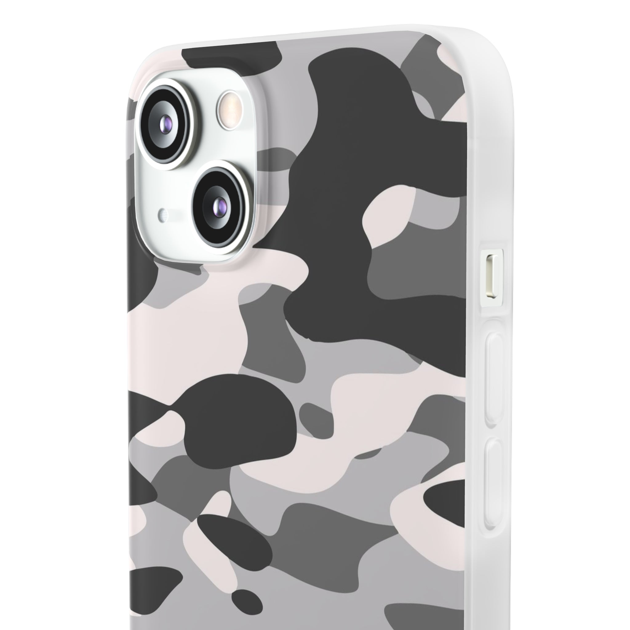 Slim camouflage blanc