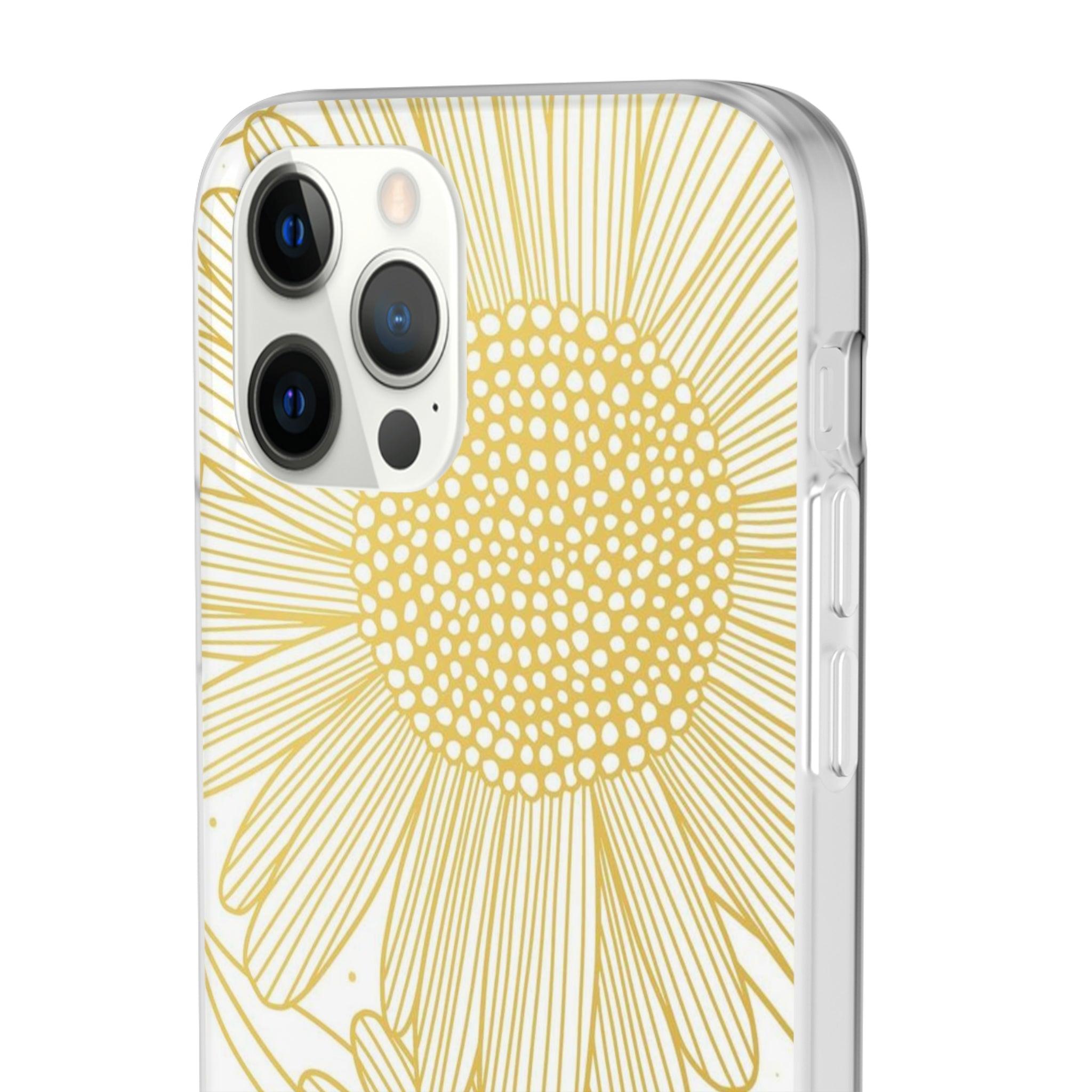 White Sun Flower Slim - PrettyKase