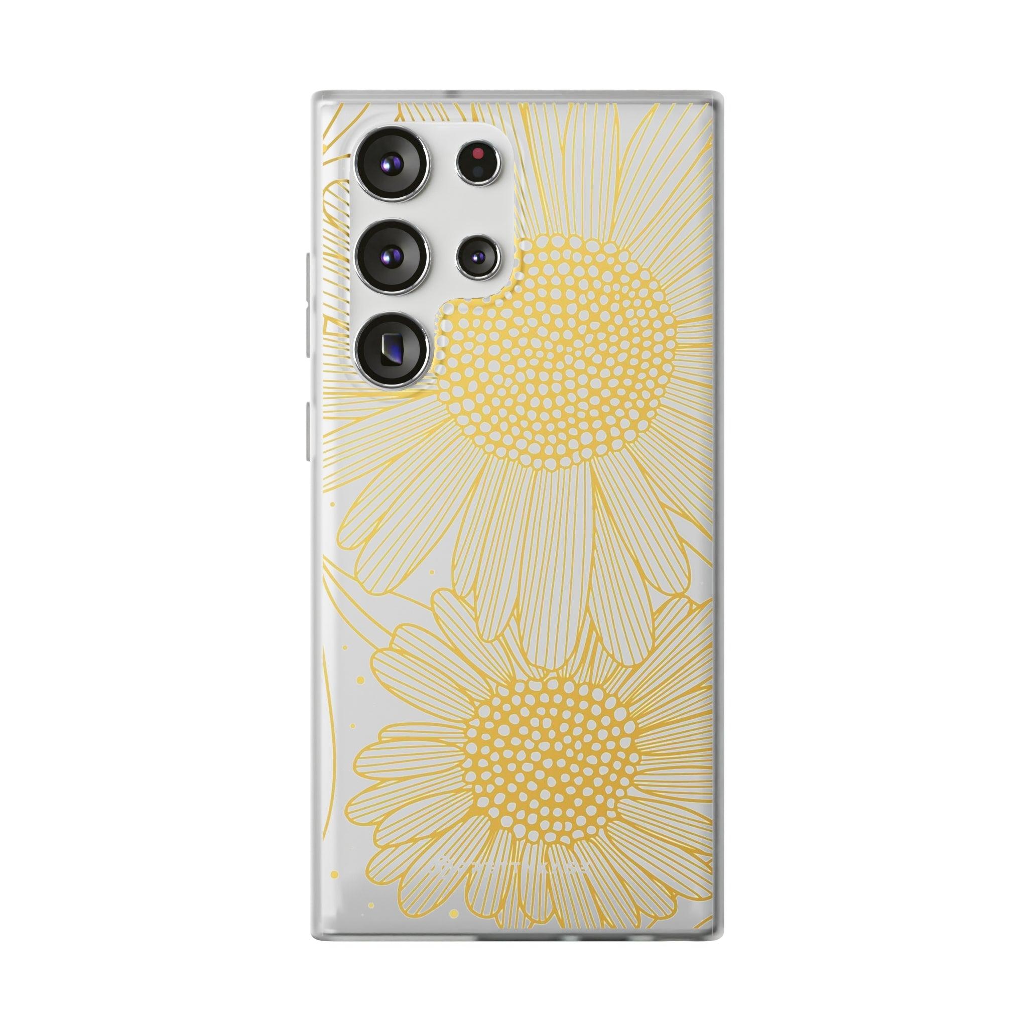 White Sun Flower Slim - PrettyKase