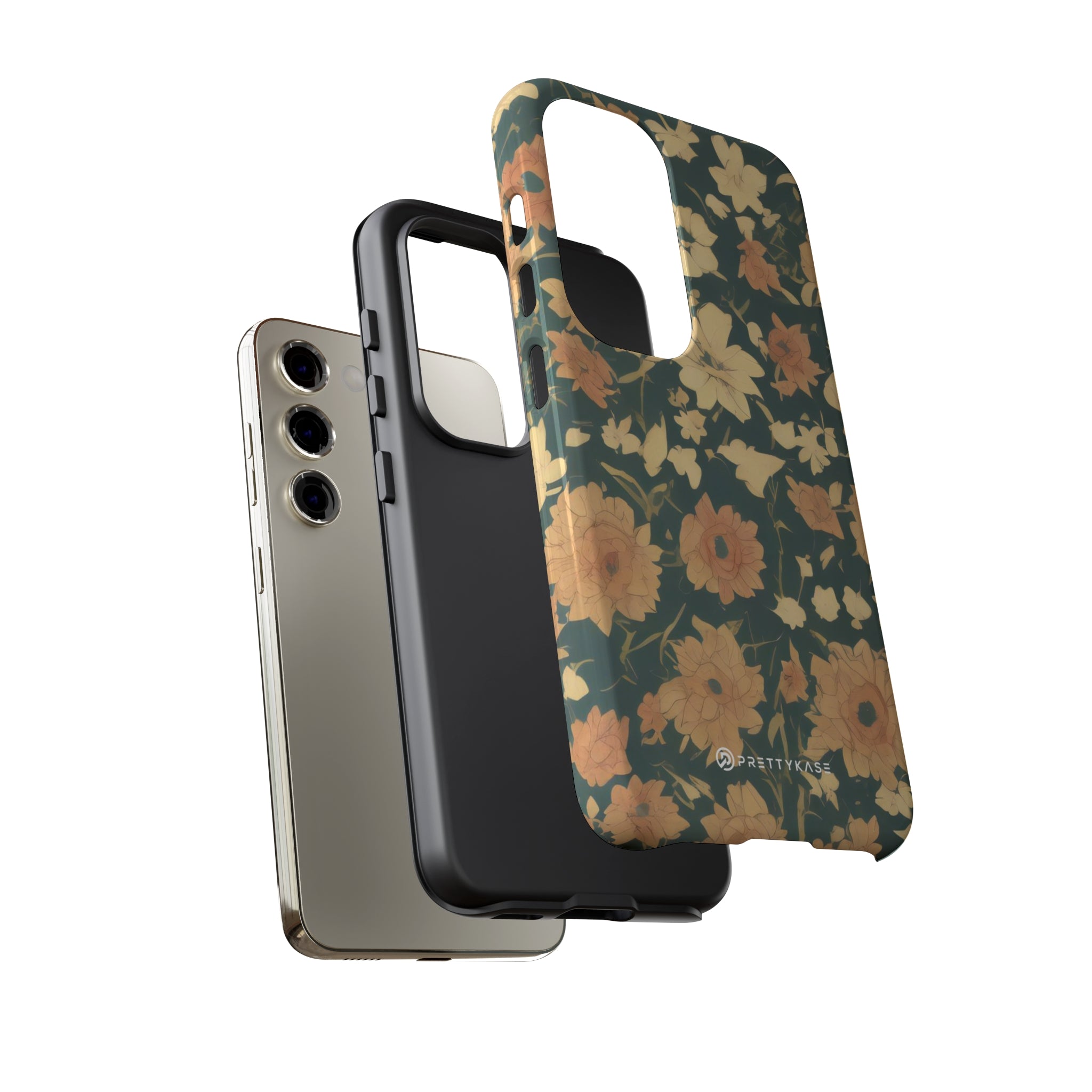 Floral vert olive