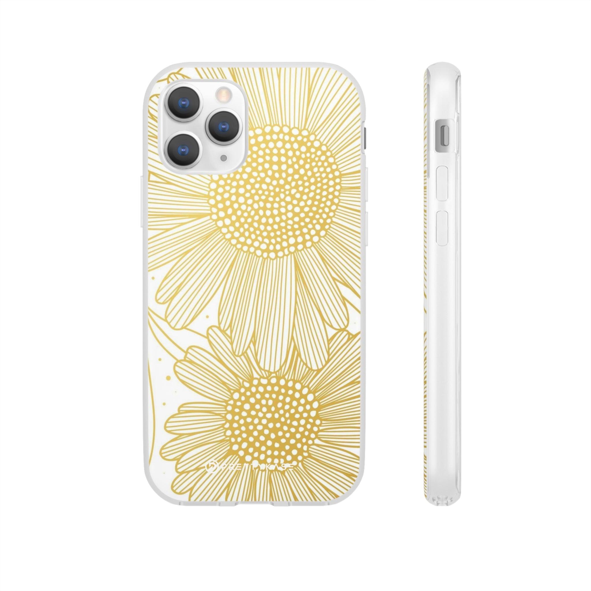 White Sun Flower Slim - PrettyKase