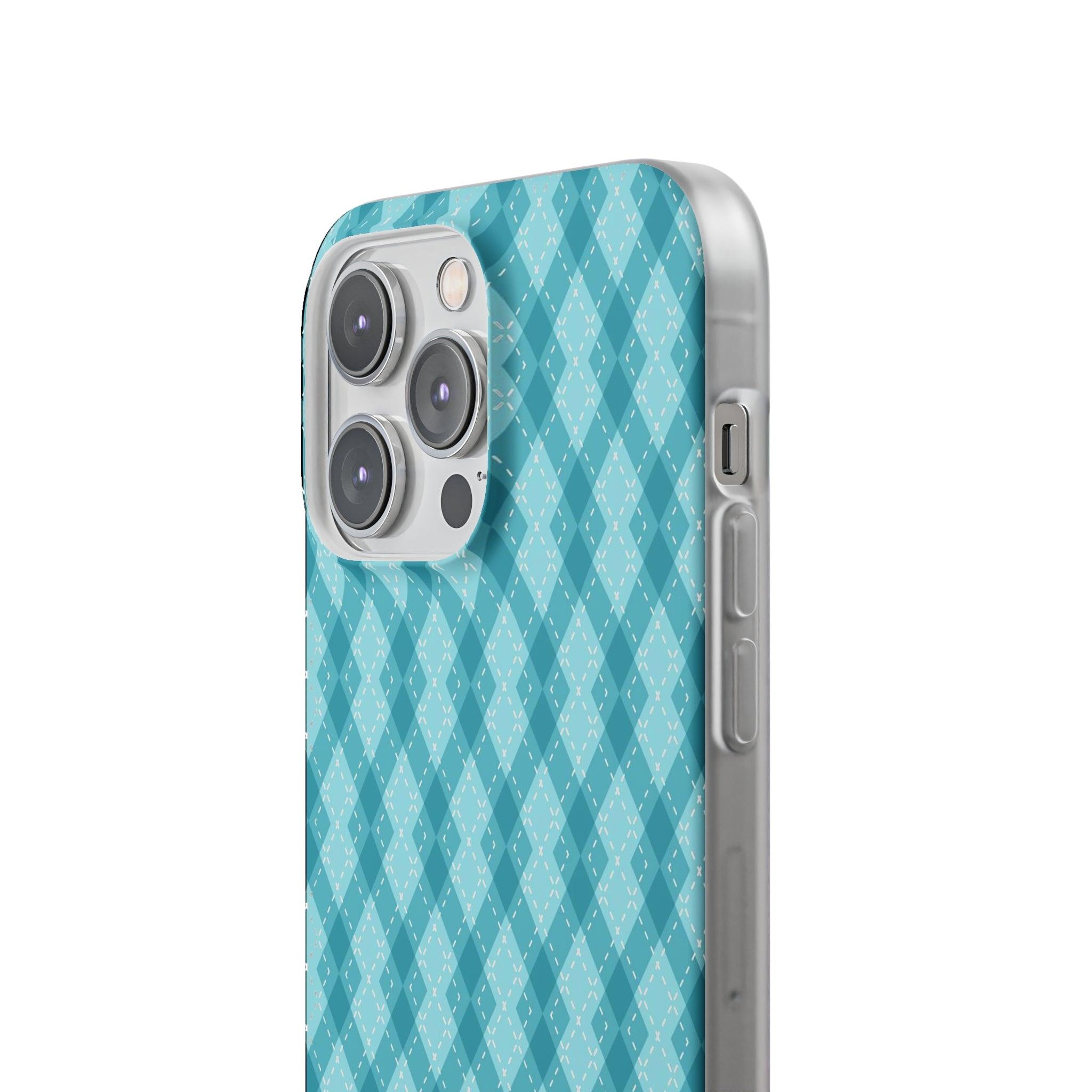 Argyle Teal Slim - PrettyKase