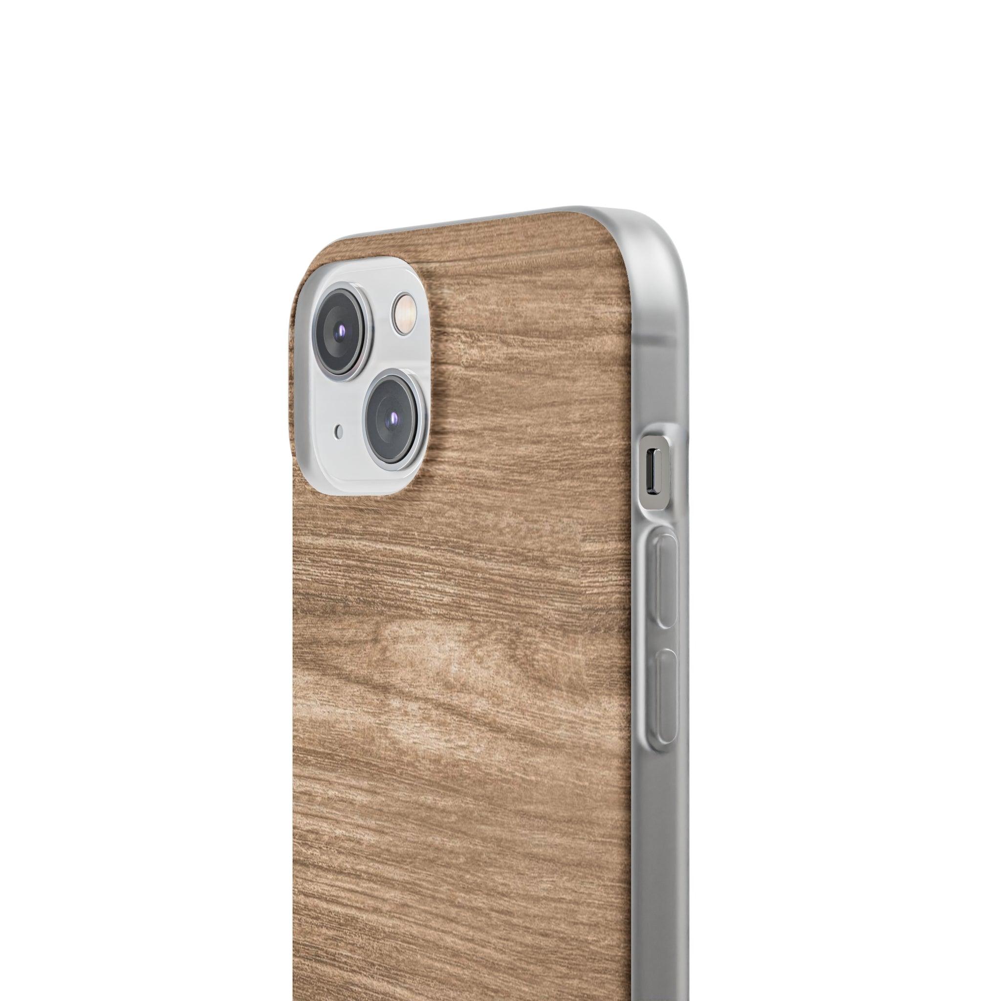 Beige Wood Slim - PrettyKase