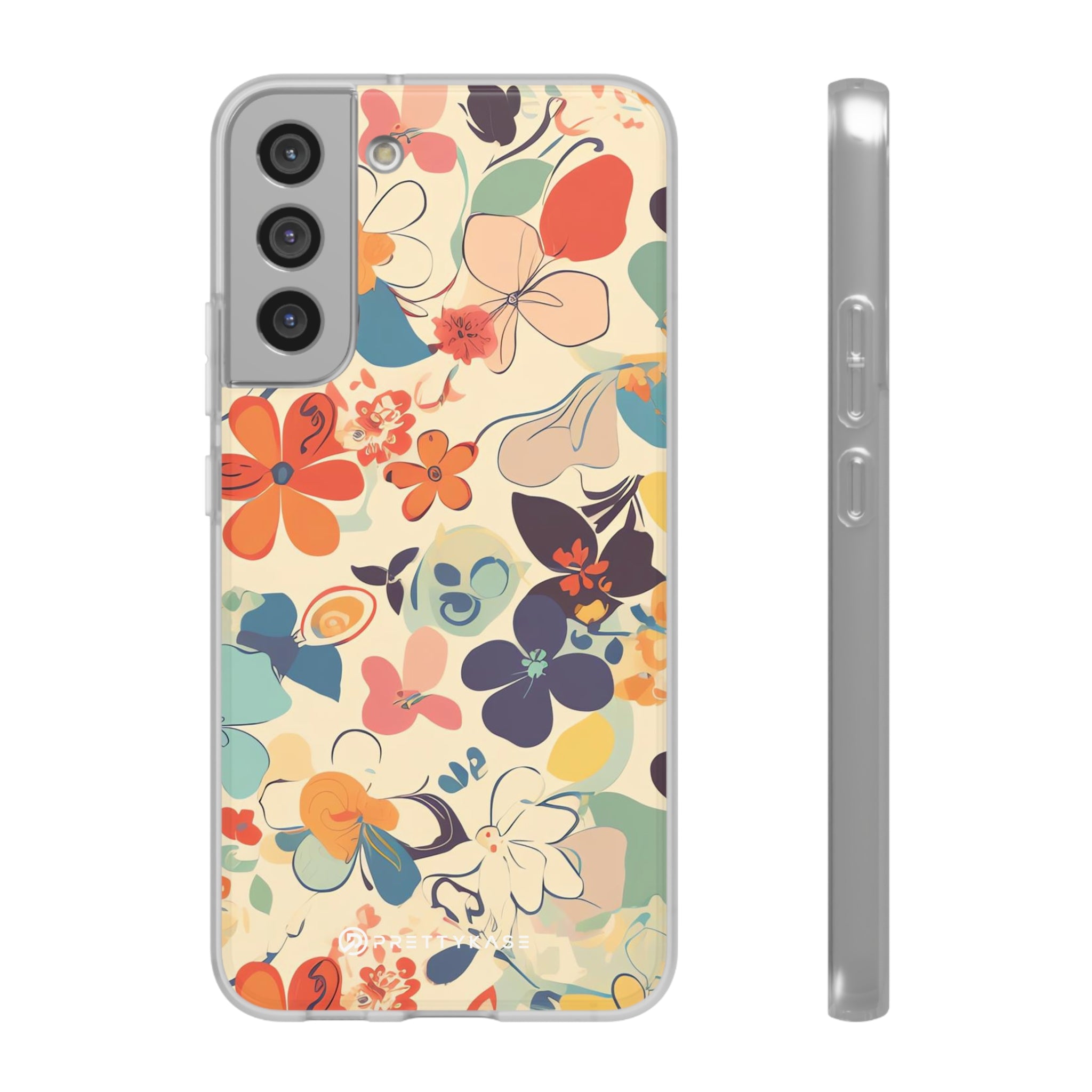 Motif floral sans couture mince