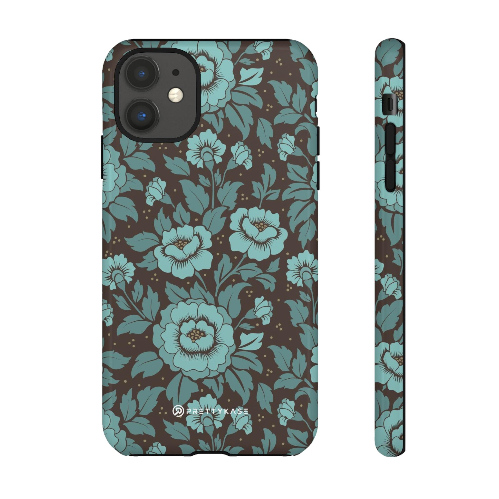 Turquoise Floral - PrettyKase