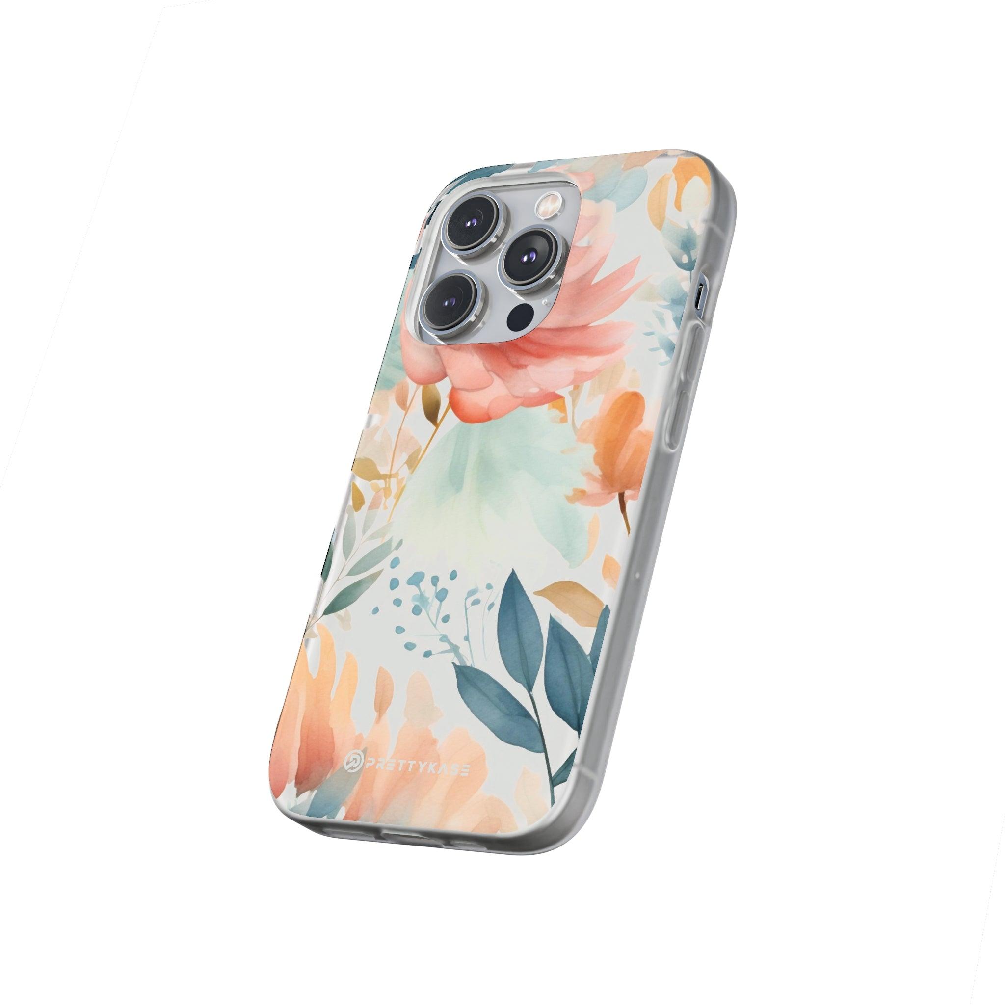 Cute Floral Pattern Slim - PrettyKase