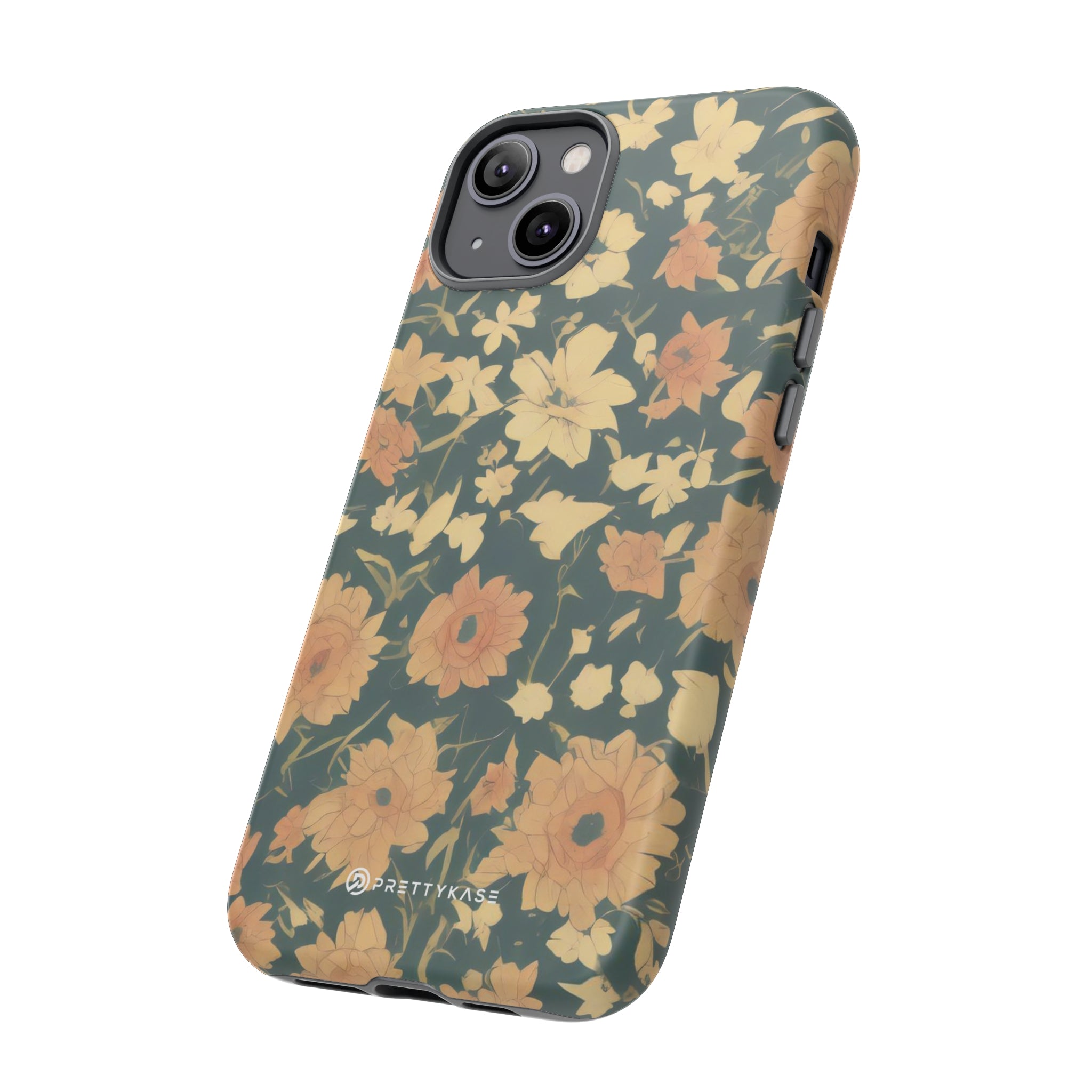 Floral vert olive