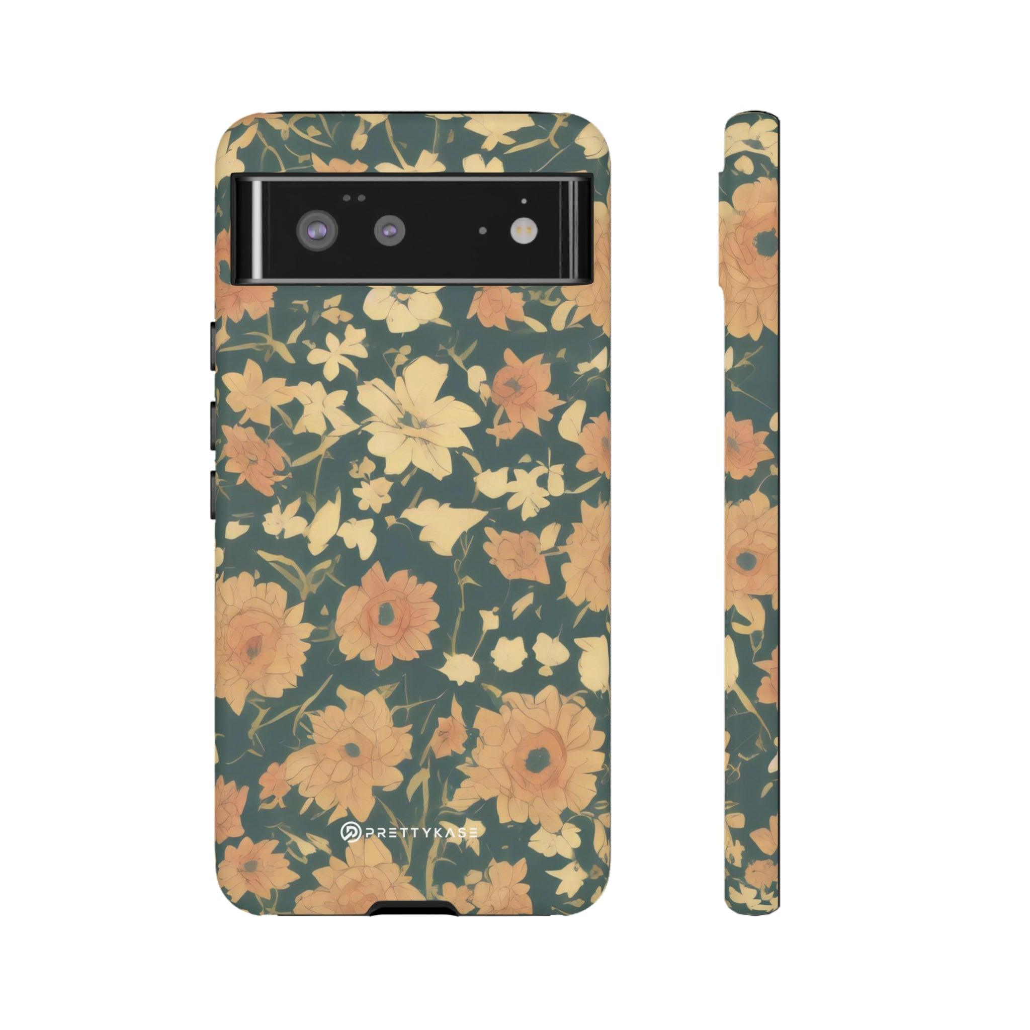 Olive Green Floral - PrettyKase