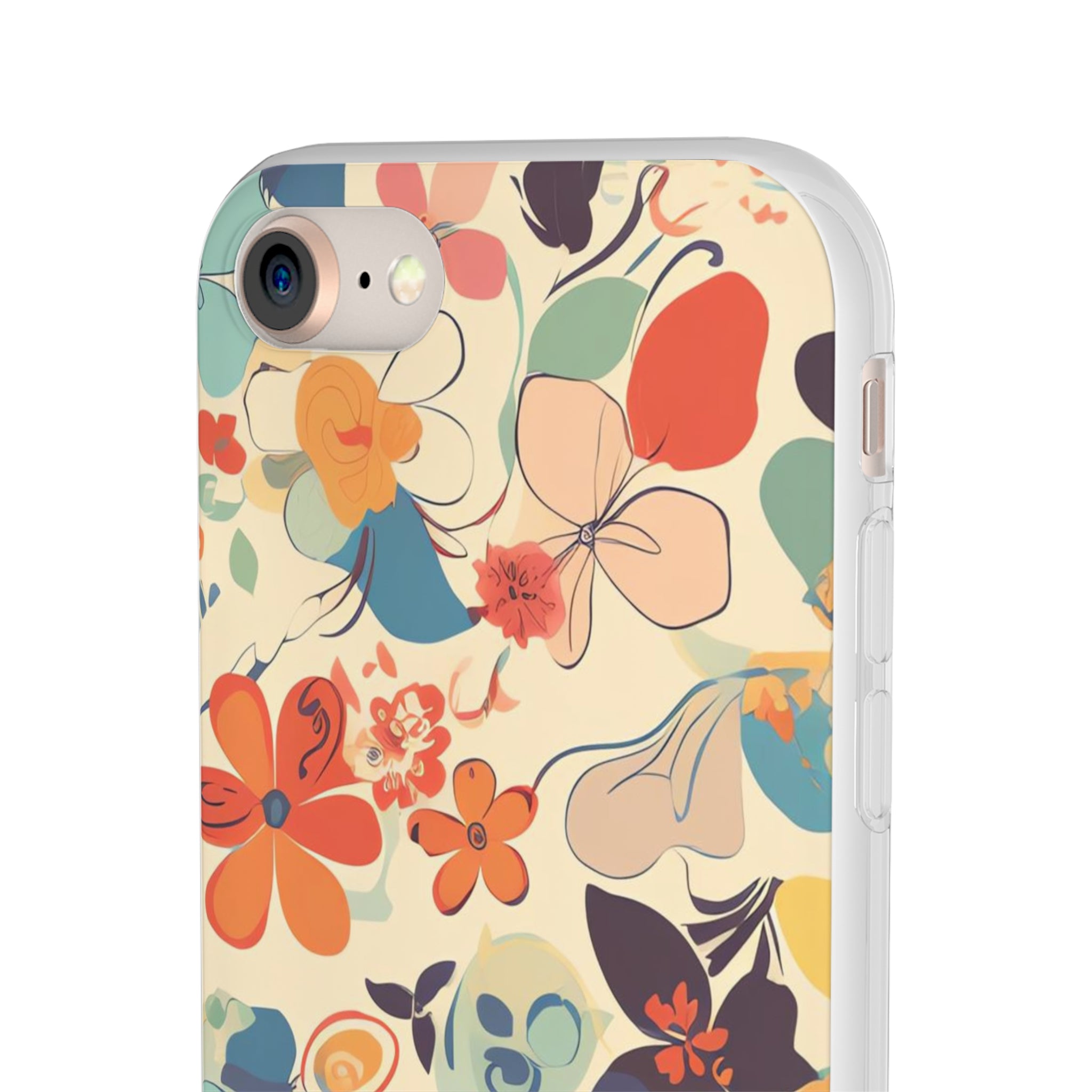 Motif floral sans couture mince