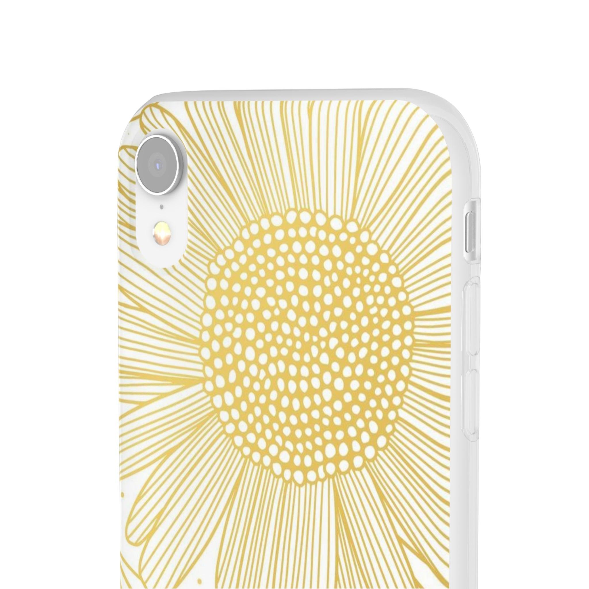 White Sun Flower Slim - PrettyKase