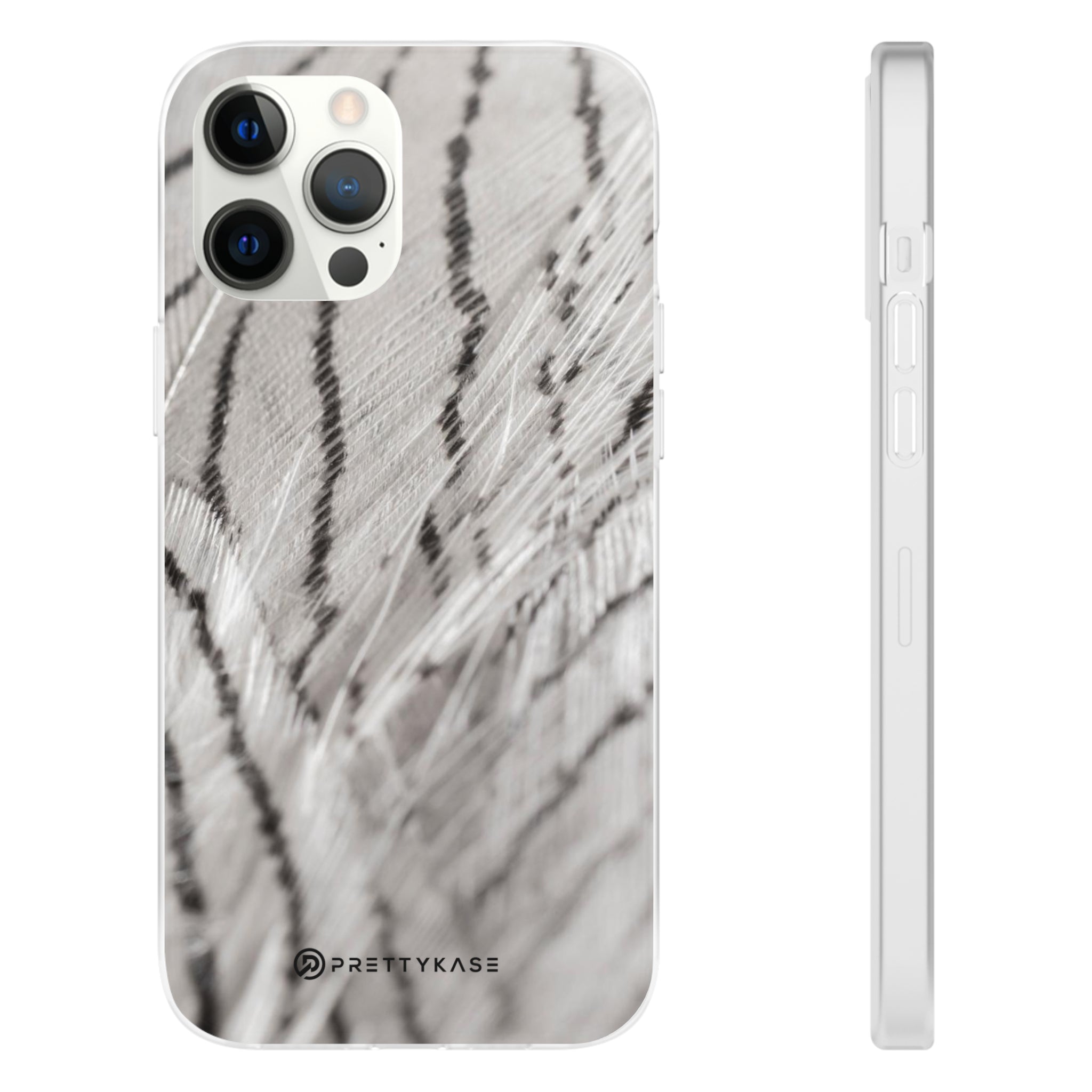 White And black Feather Slim