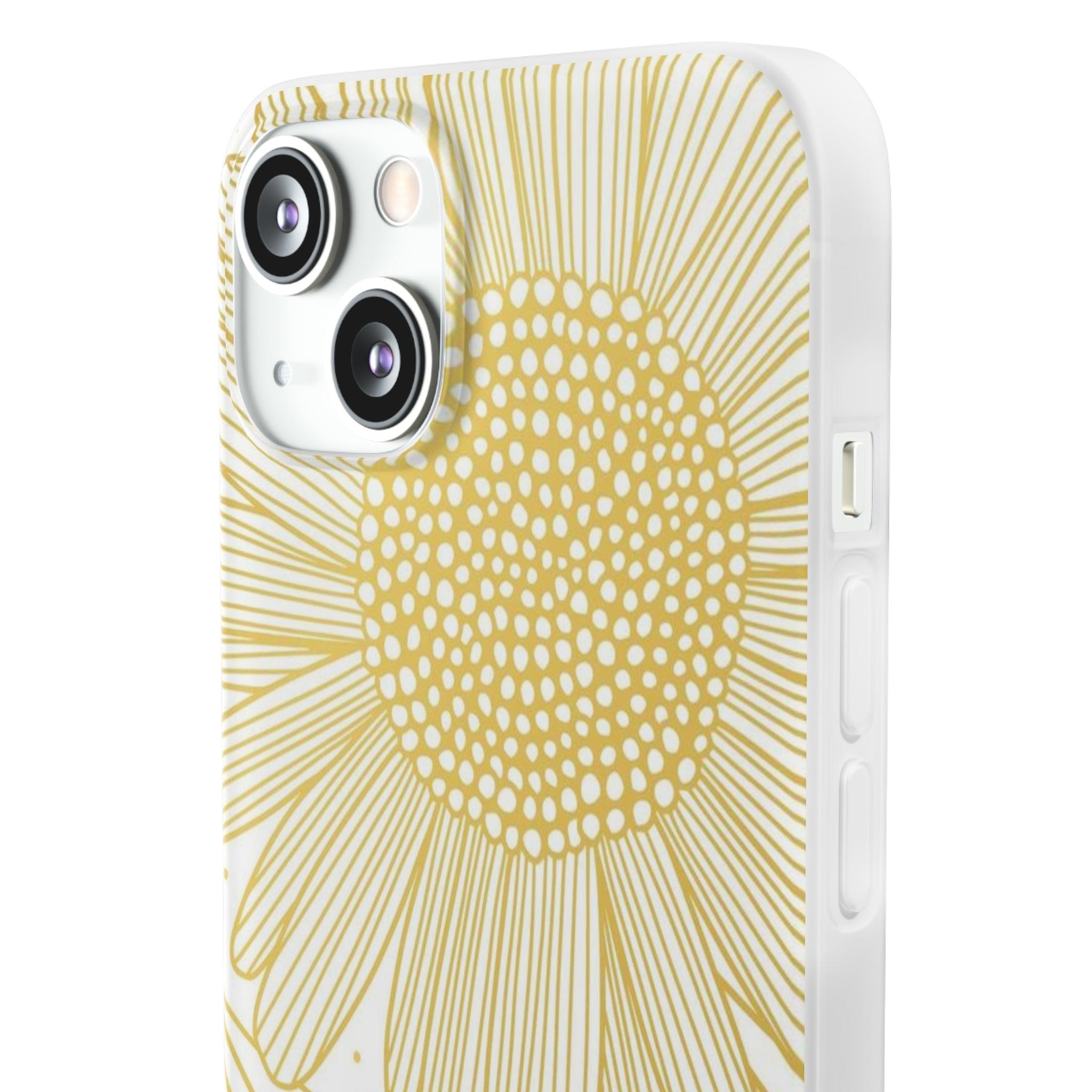 White Sun Flower Slim - PrettyKase