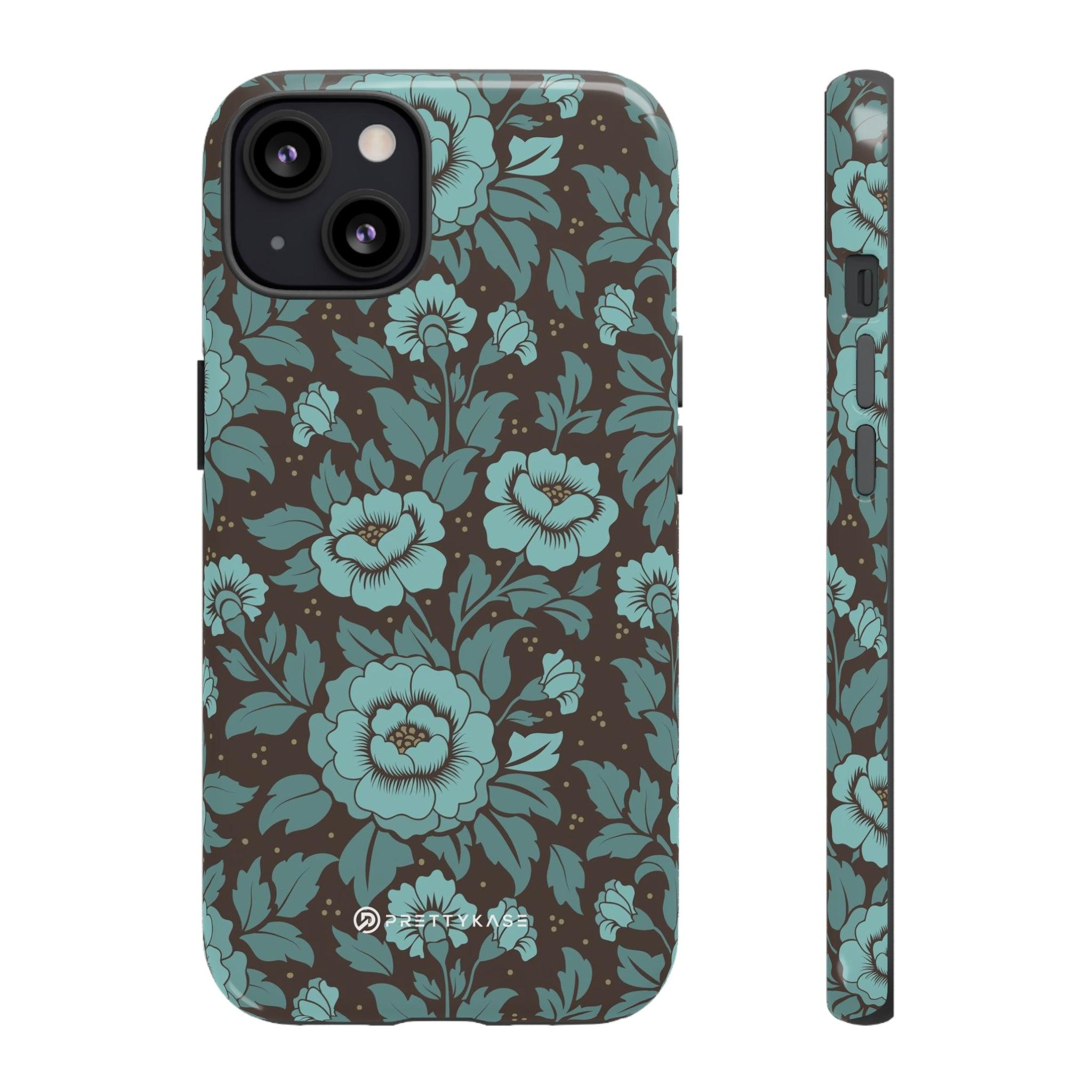 Turquoise Floral - PrettyKase