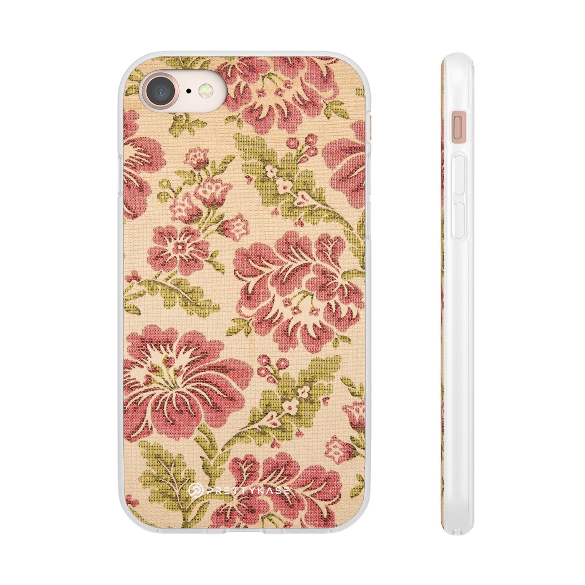 Fabric Floral Texture Slim - PrettyKase