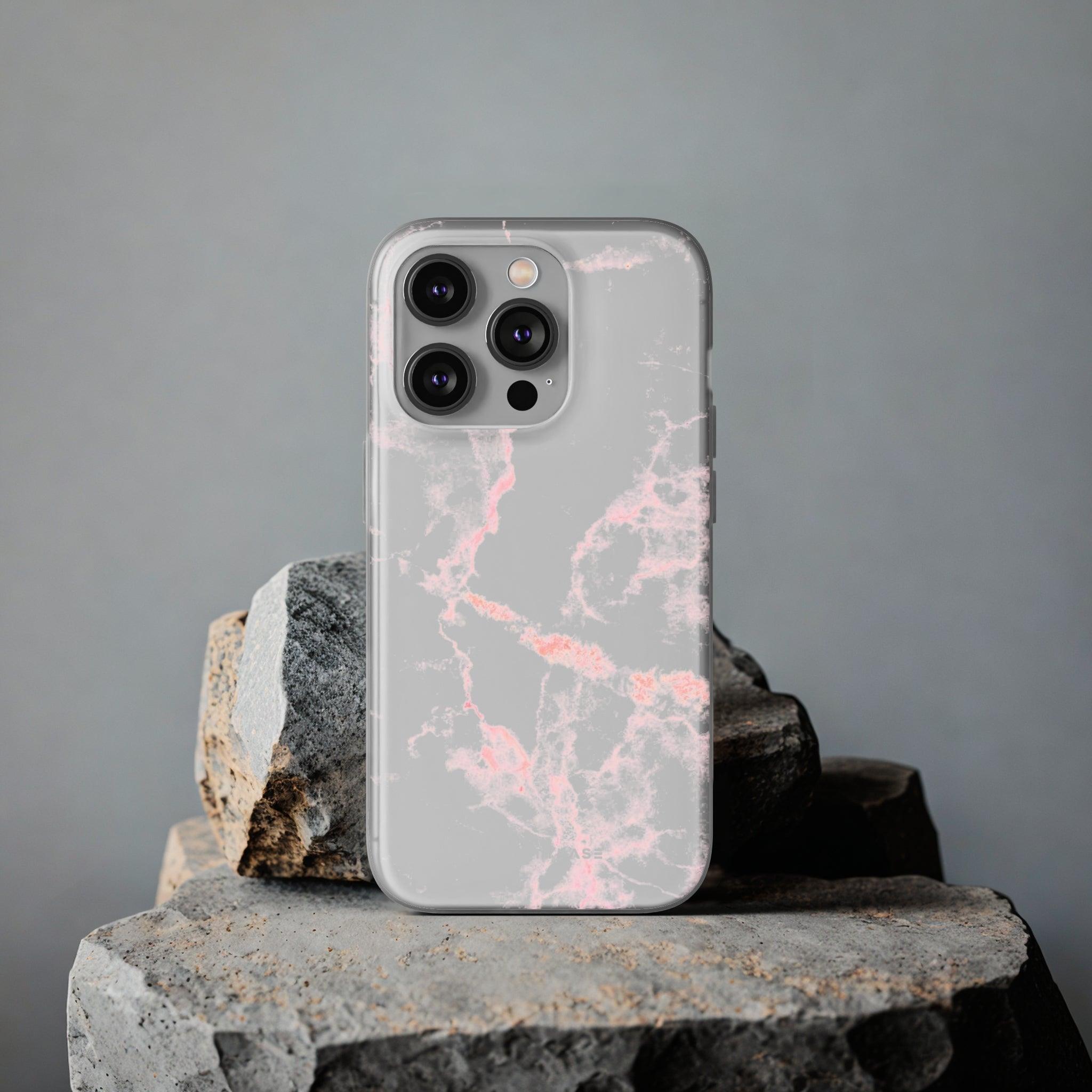 Pink Marble Slim - PrettyKase