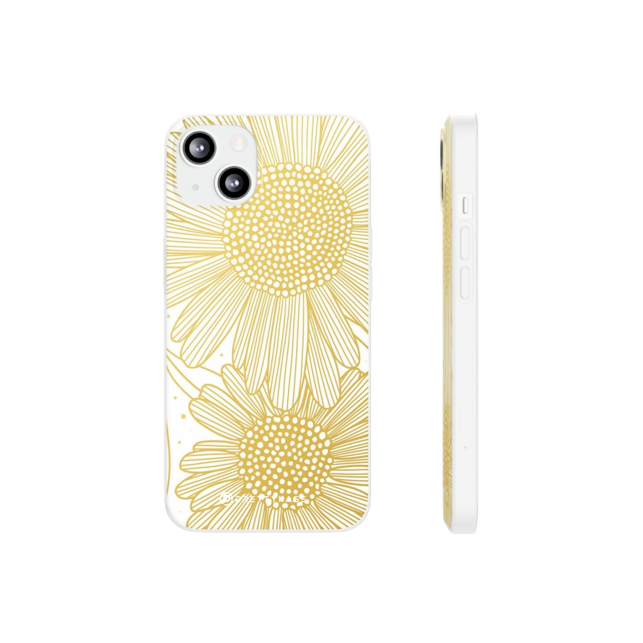 White Sun Flower Slim - PrettyKase