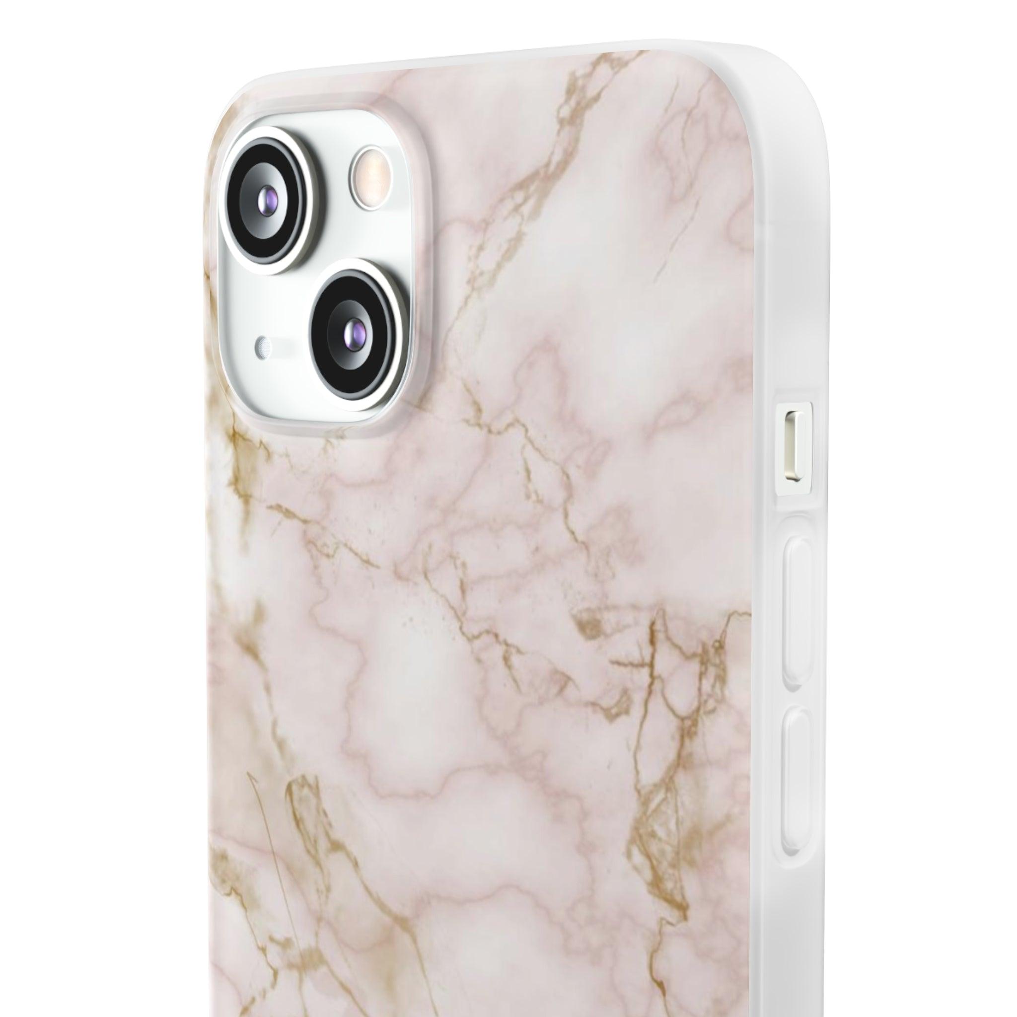 Golden Rosed Marble Slim - PrettyKase