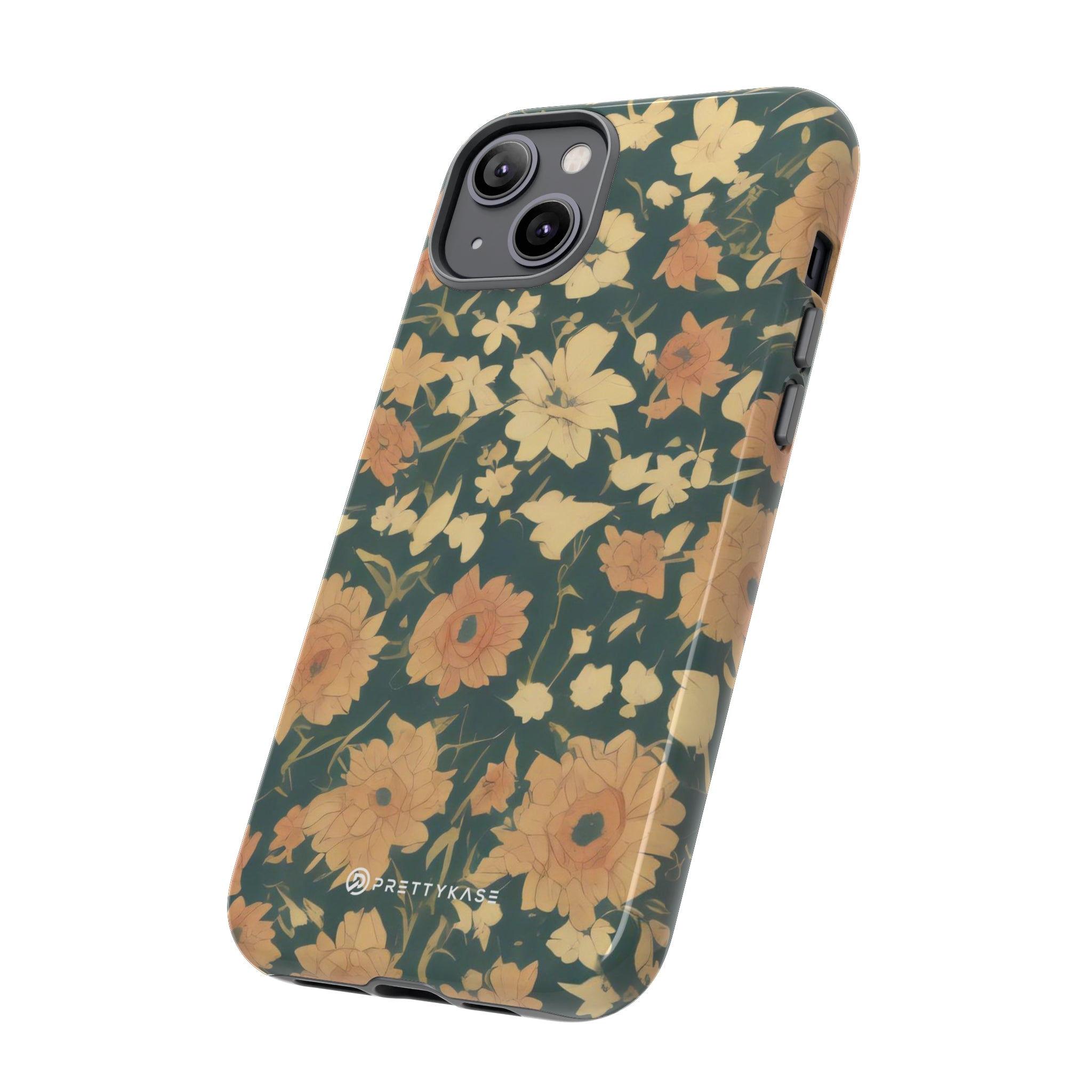 Floral vert olive