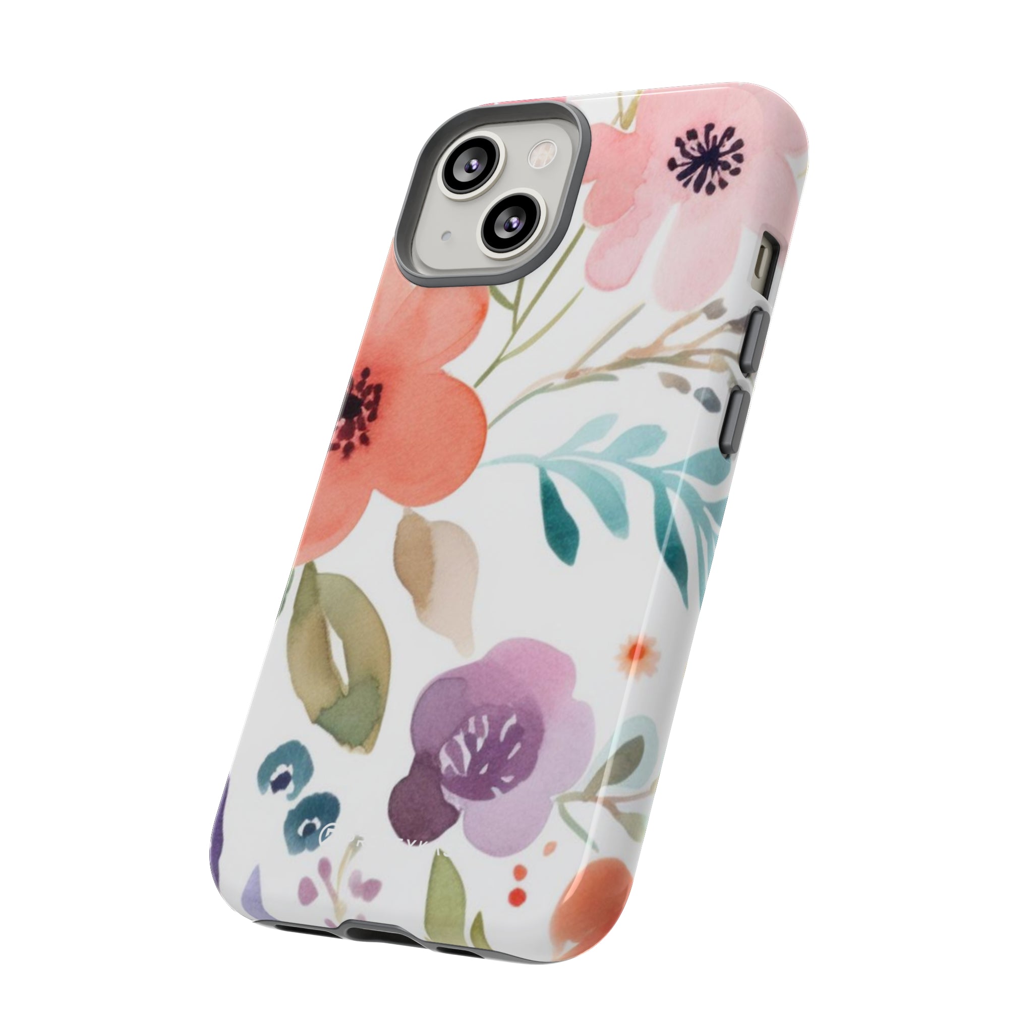 Motif de fleurs bleu rose