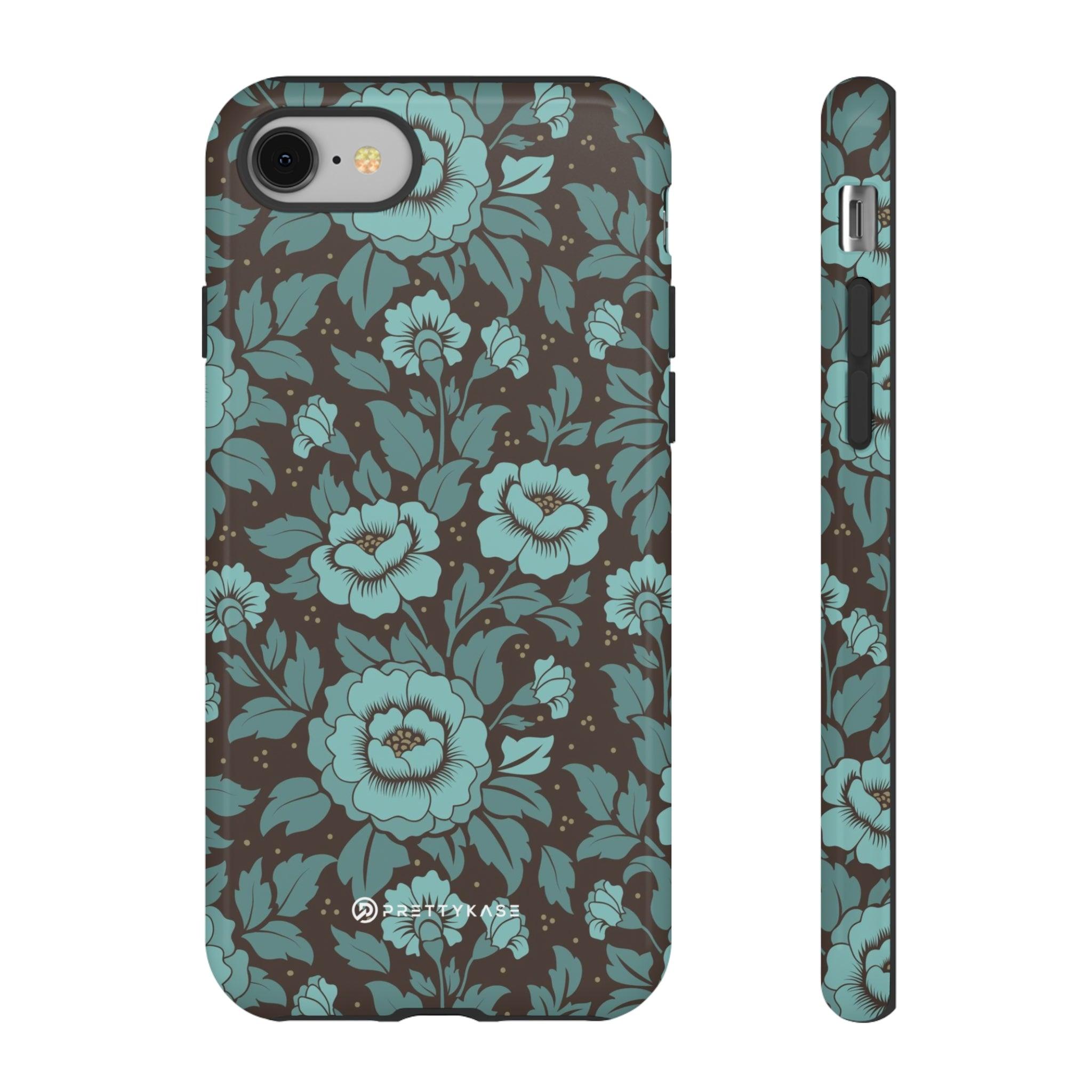 Turquoise Floral - PrettyKase