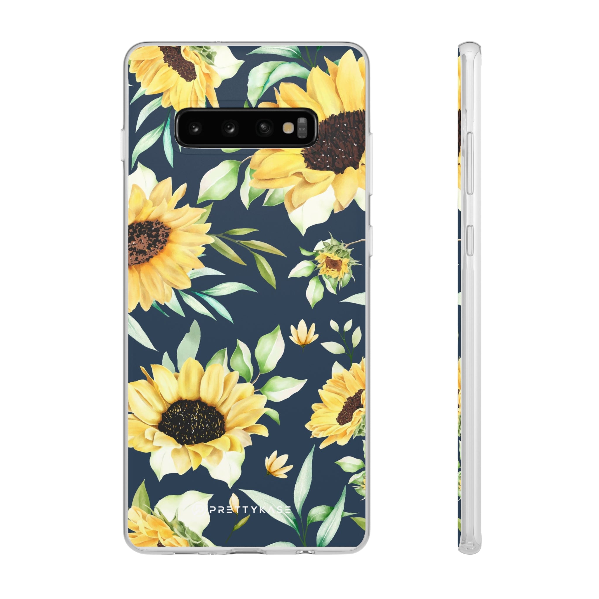 Yellow Floral Evening Slim