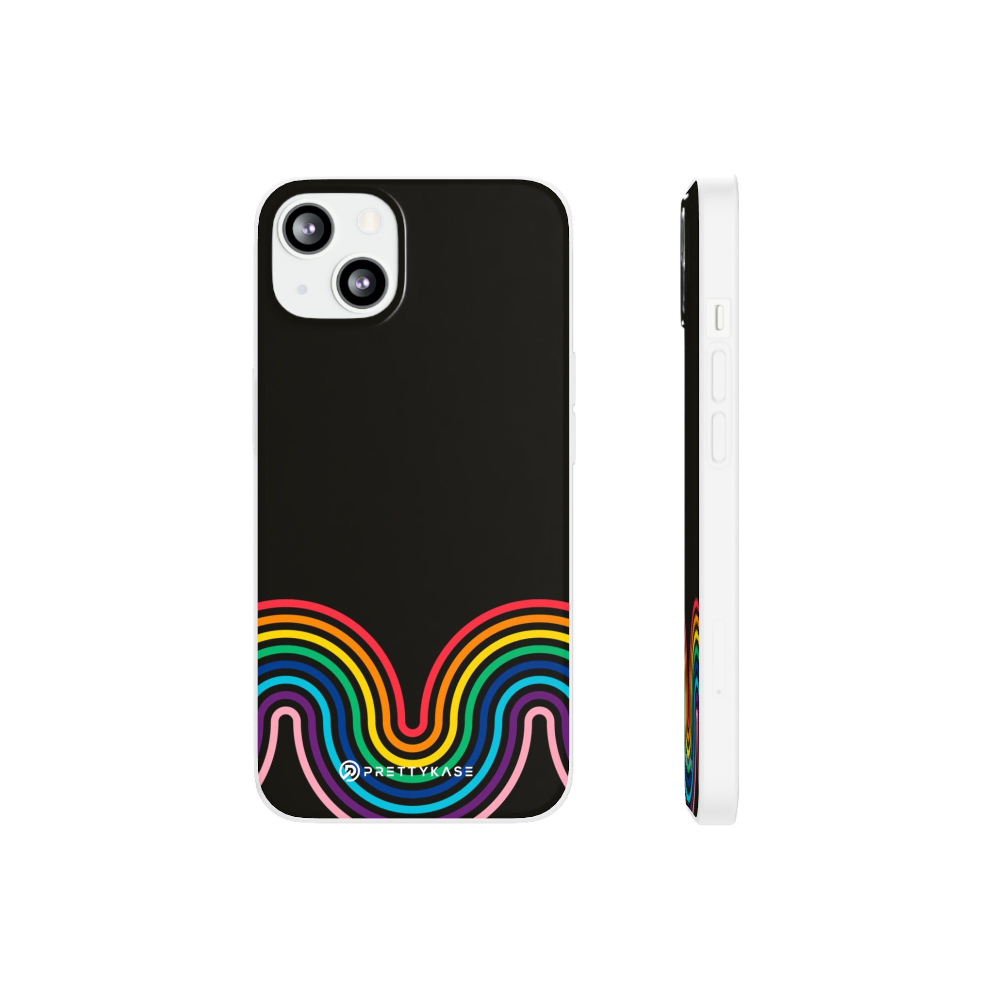 Black and Rainbow Slim