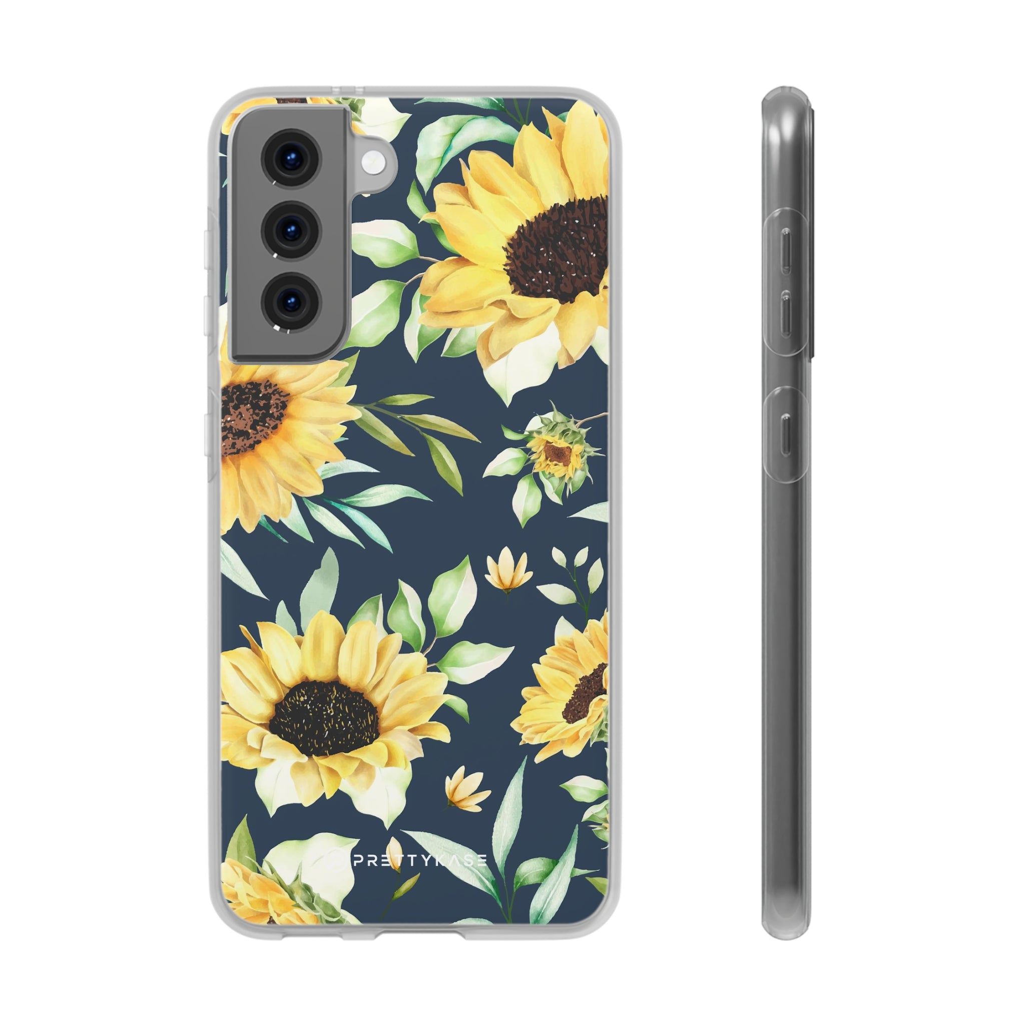 Yellow Floral Evening Slim