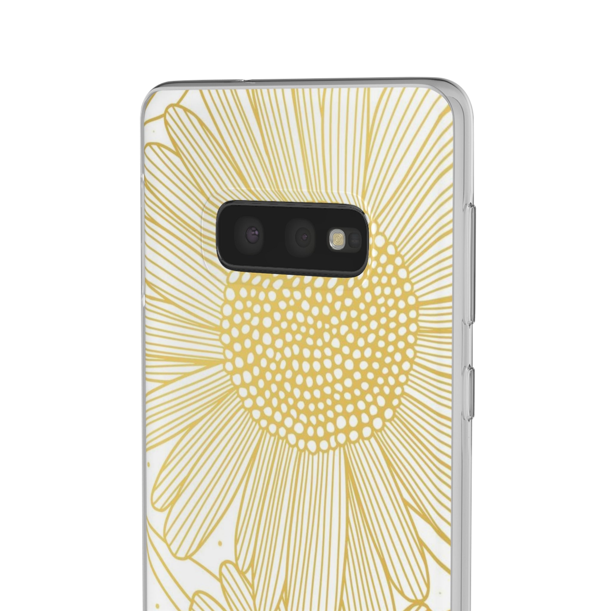 Fleur de soleil blanche Slim