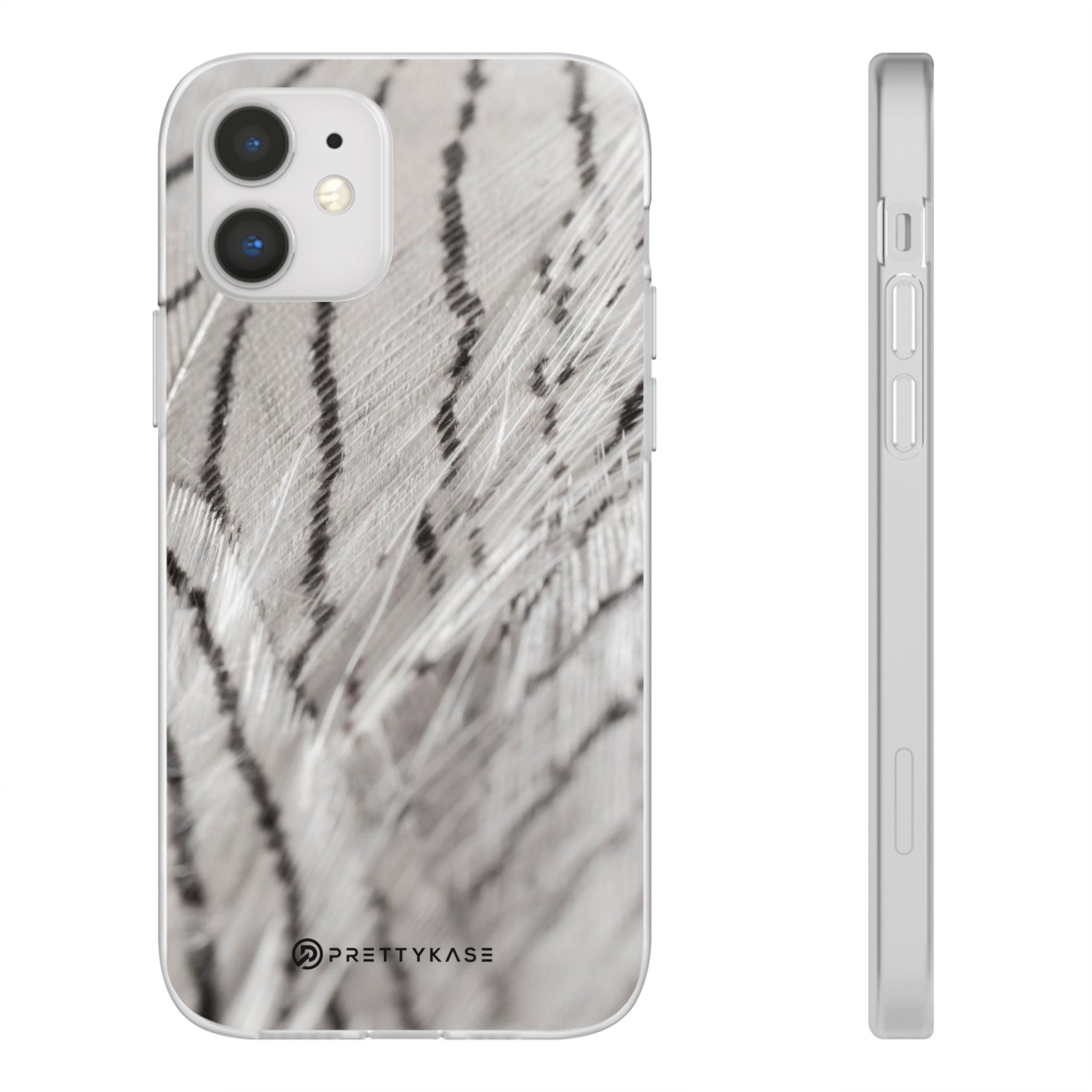 White And black Feather Slim