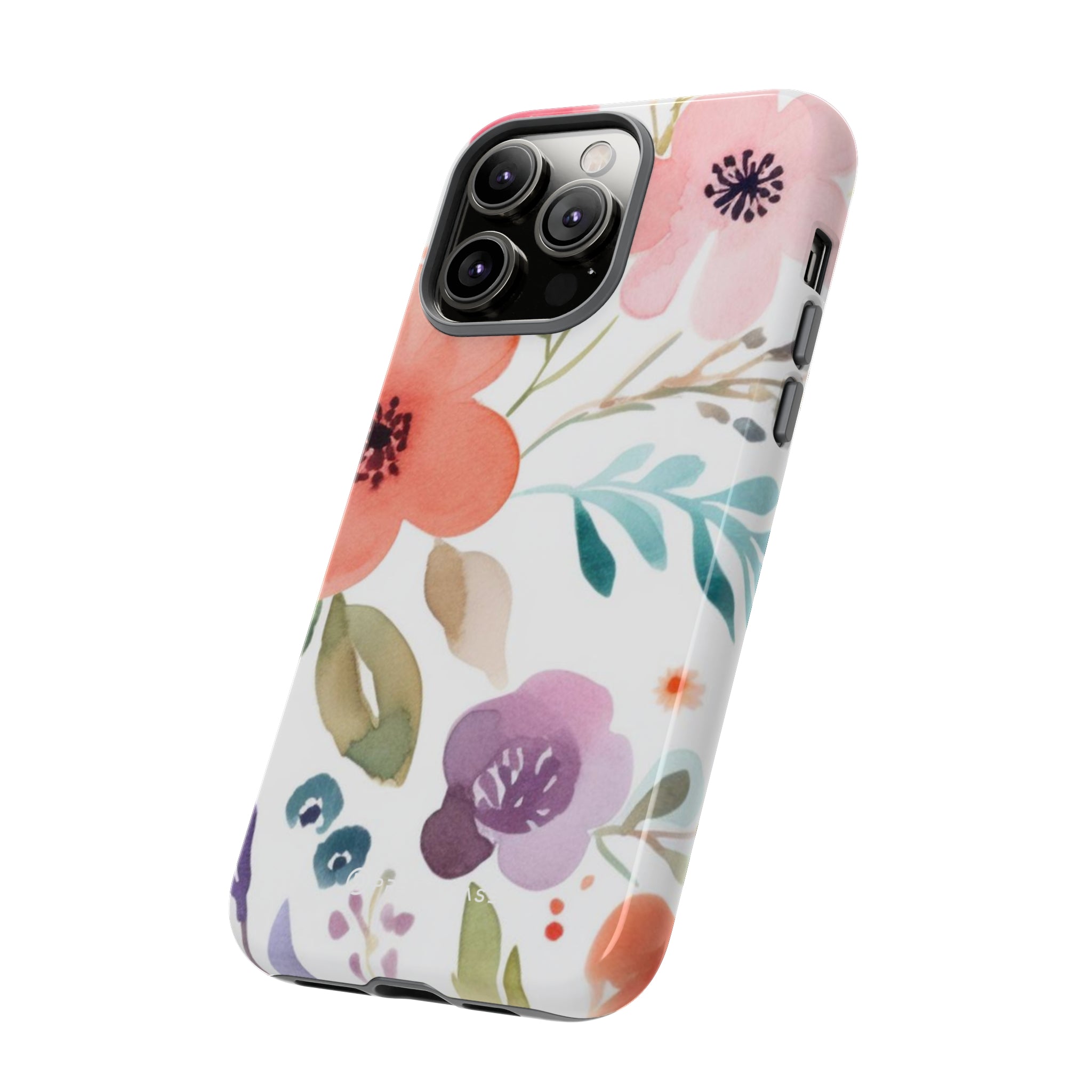 Motif de fleurs bleu rose