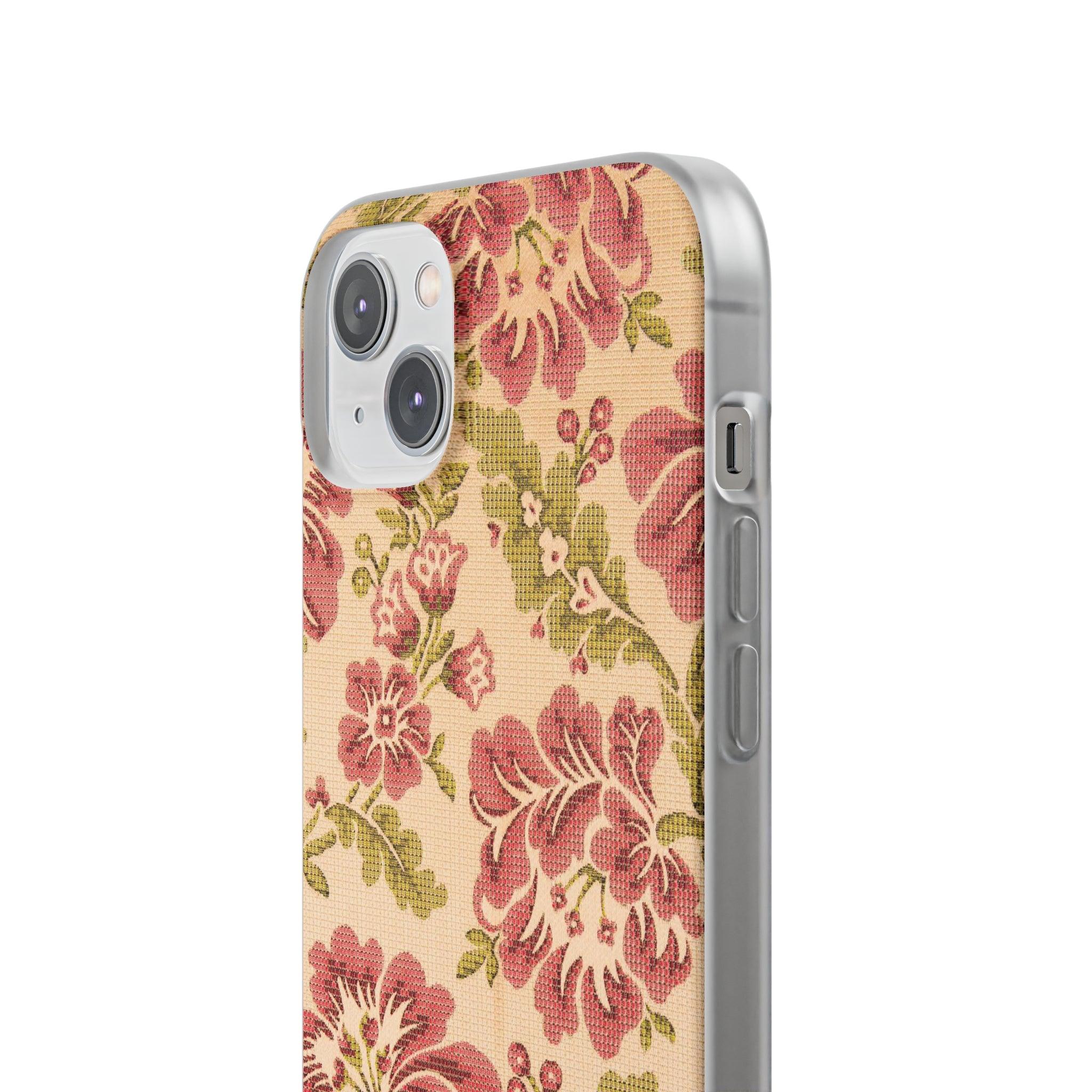 Fabric Floral Texture Slim - PrettyKase