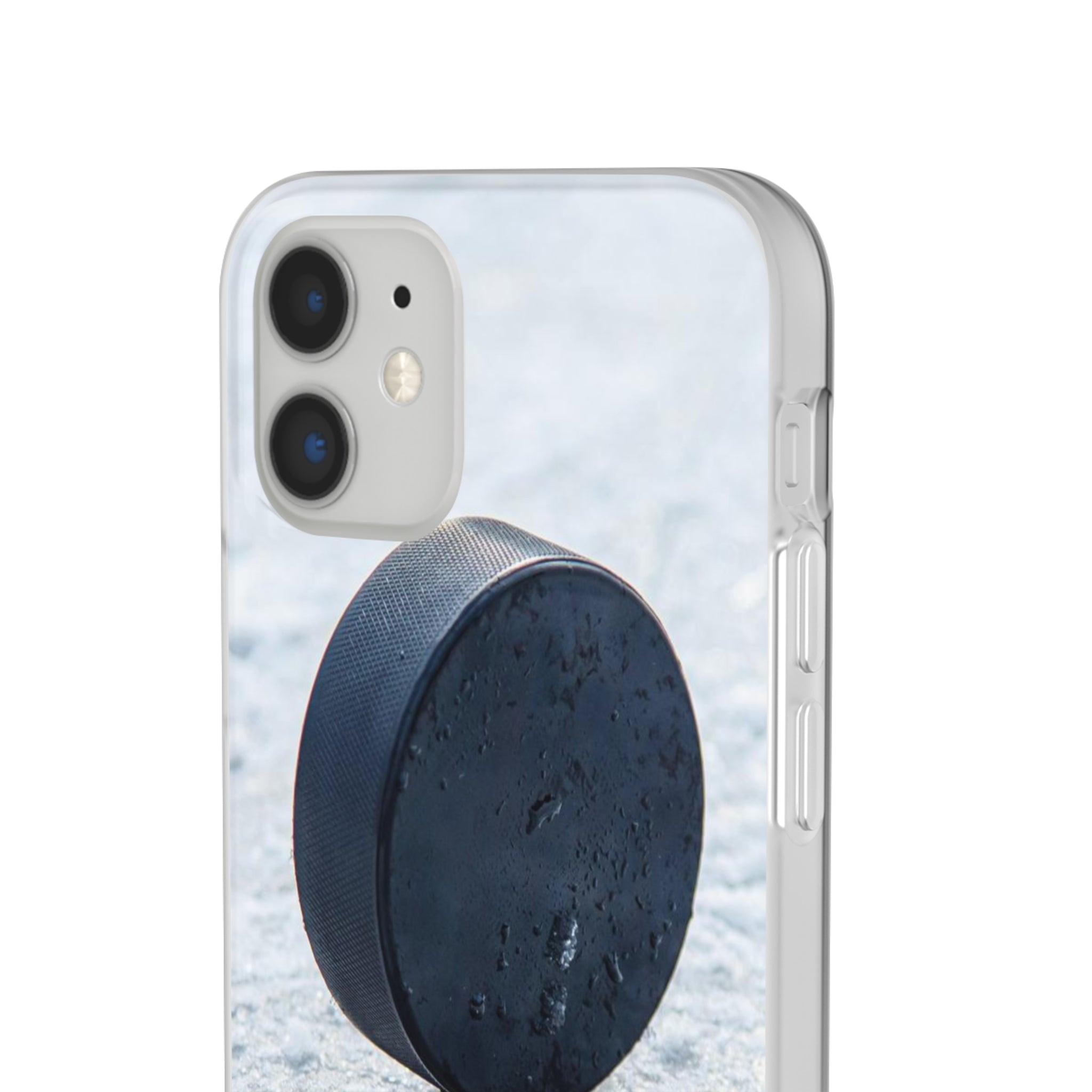 Black Hockey Puck Slim