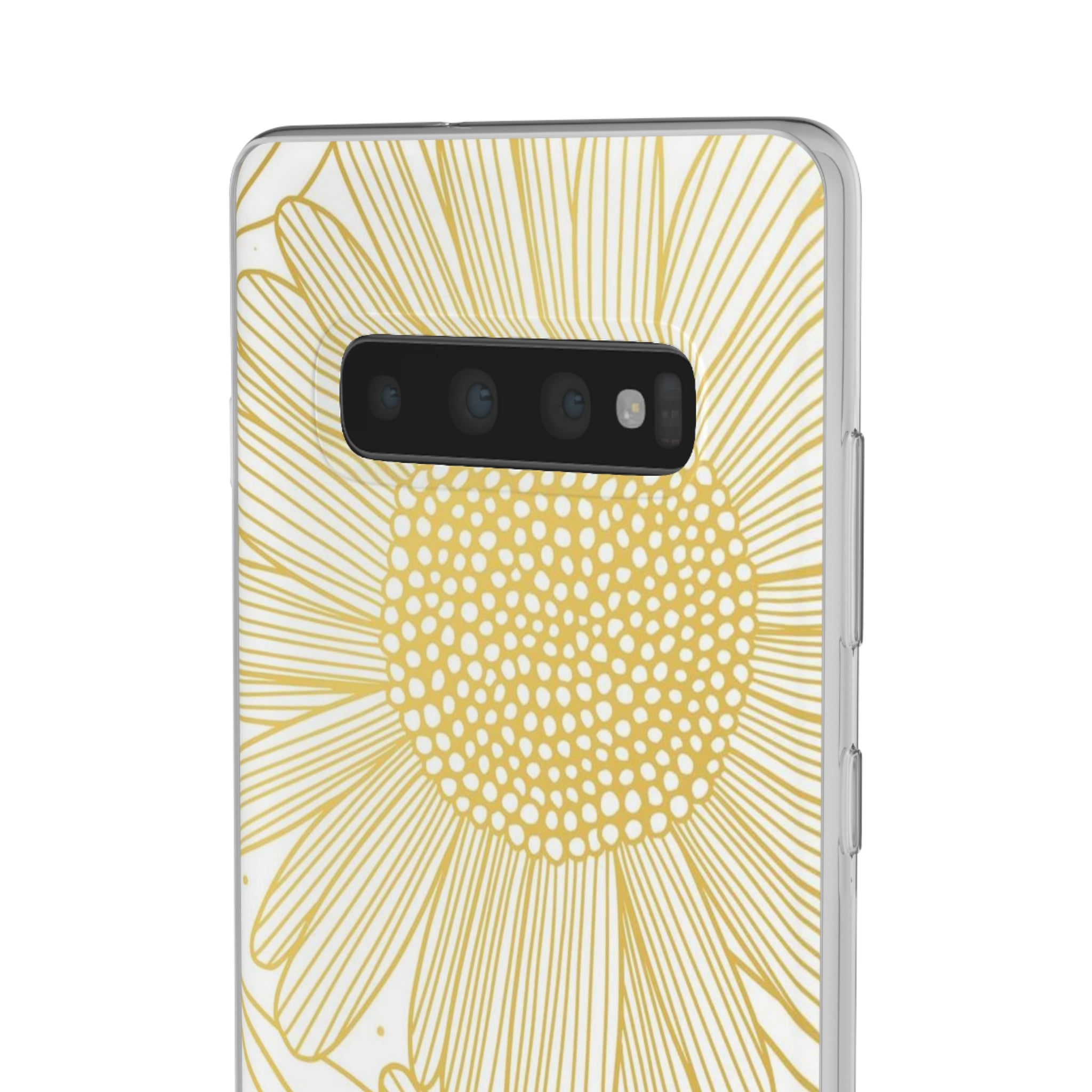 Fleur de soleil blanche Slim