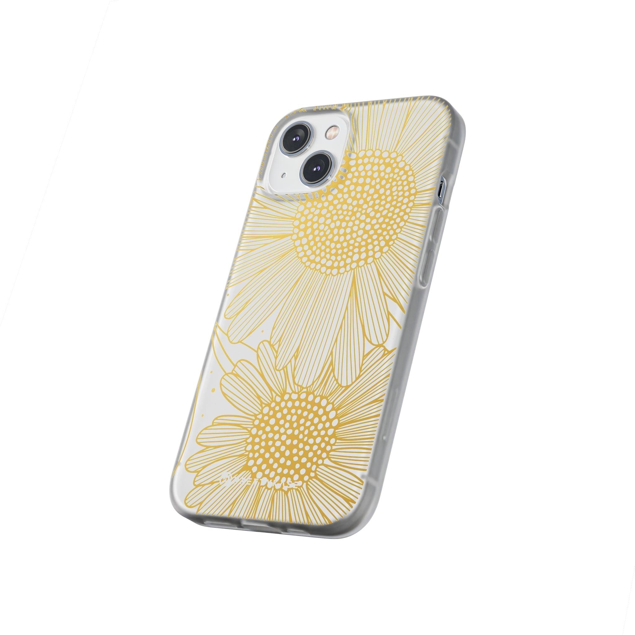 White Sun Flower Slim - PrettyKase