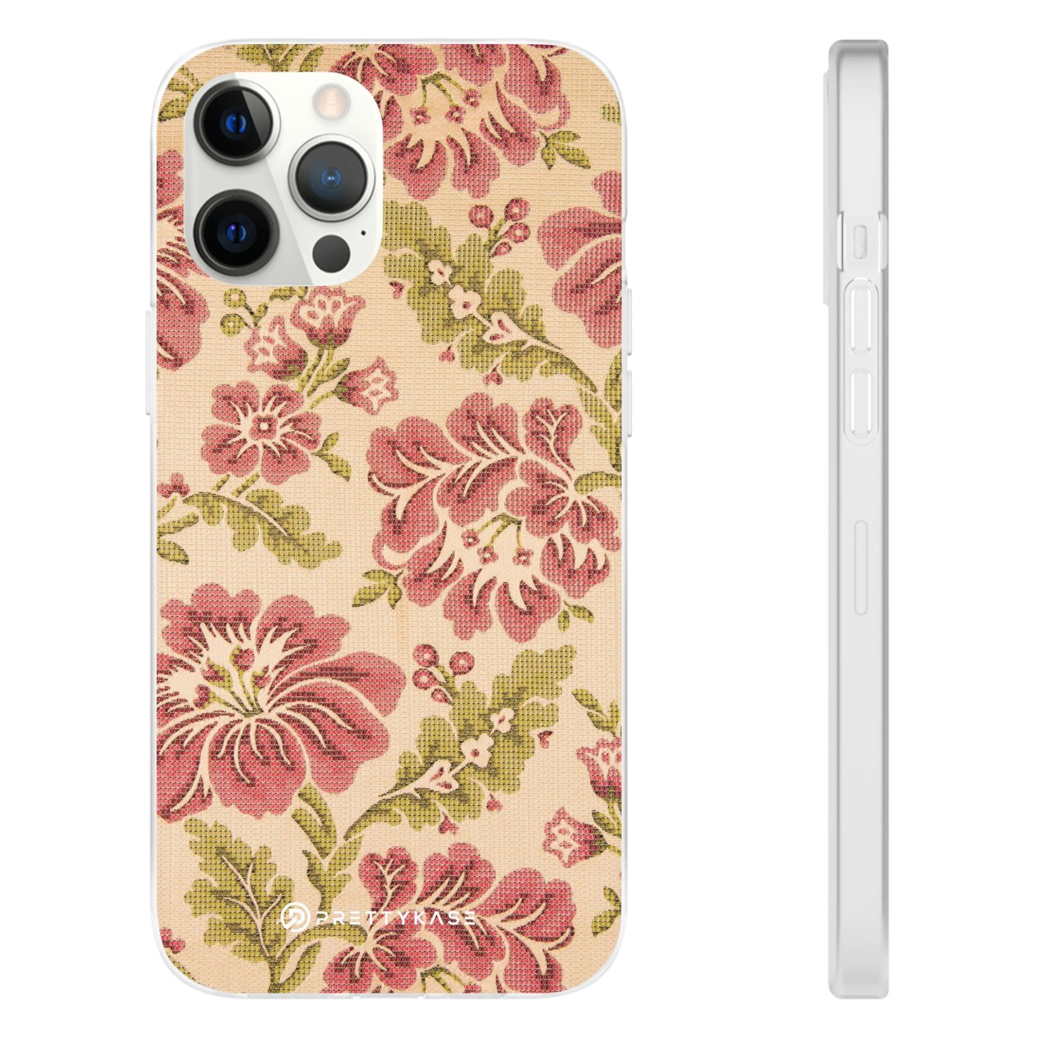 Fabric Floral Texture Slim - PrettyKase