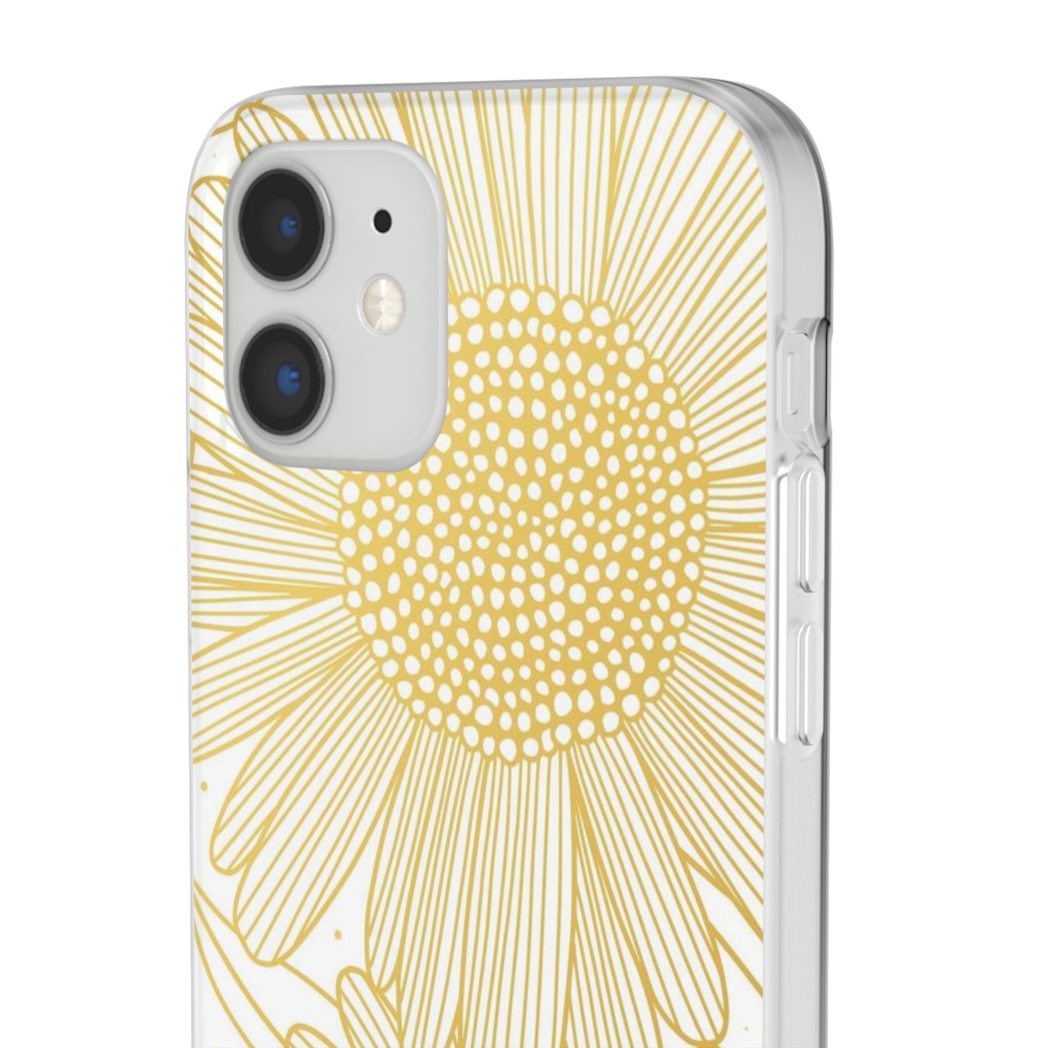 Fleur de soleil blanche Slim