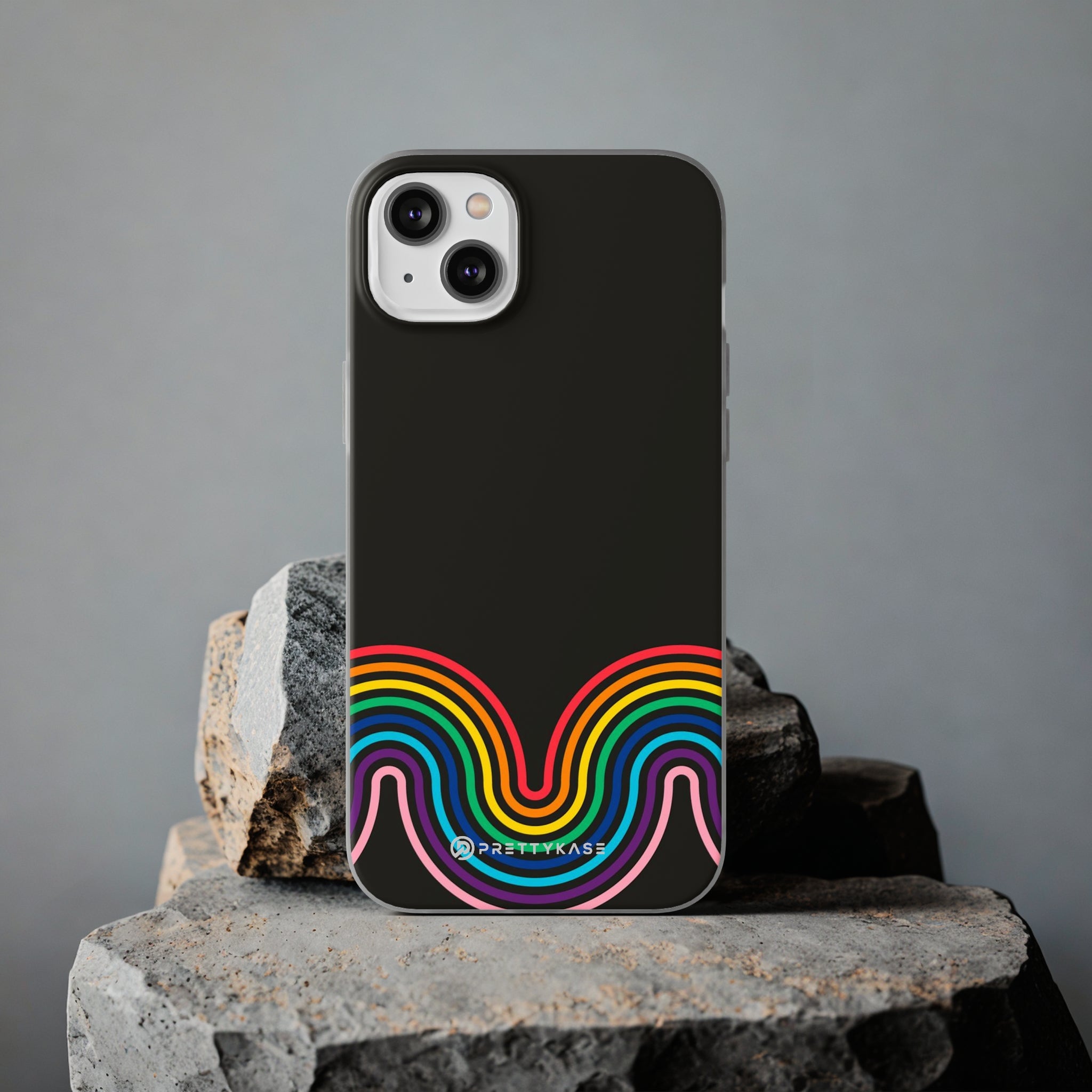 Black and Rainbow Slim