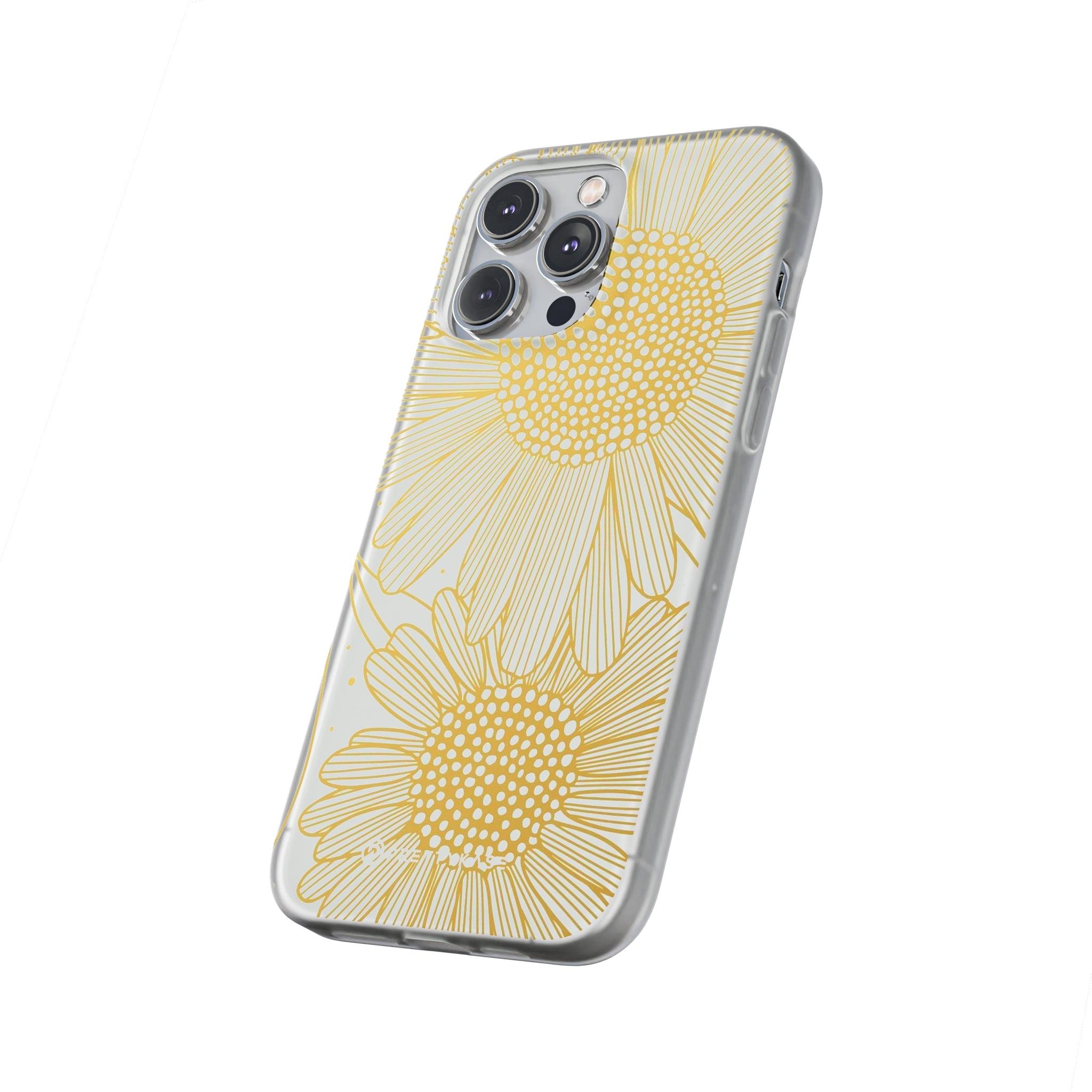 White Sun Flower Slim - PrettyKase