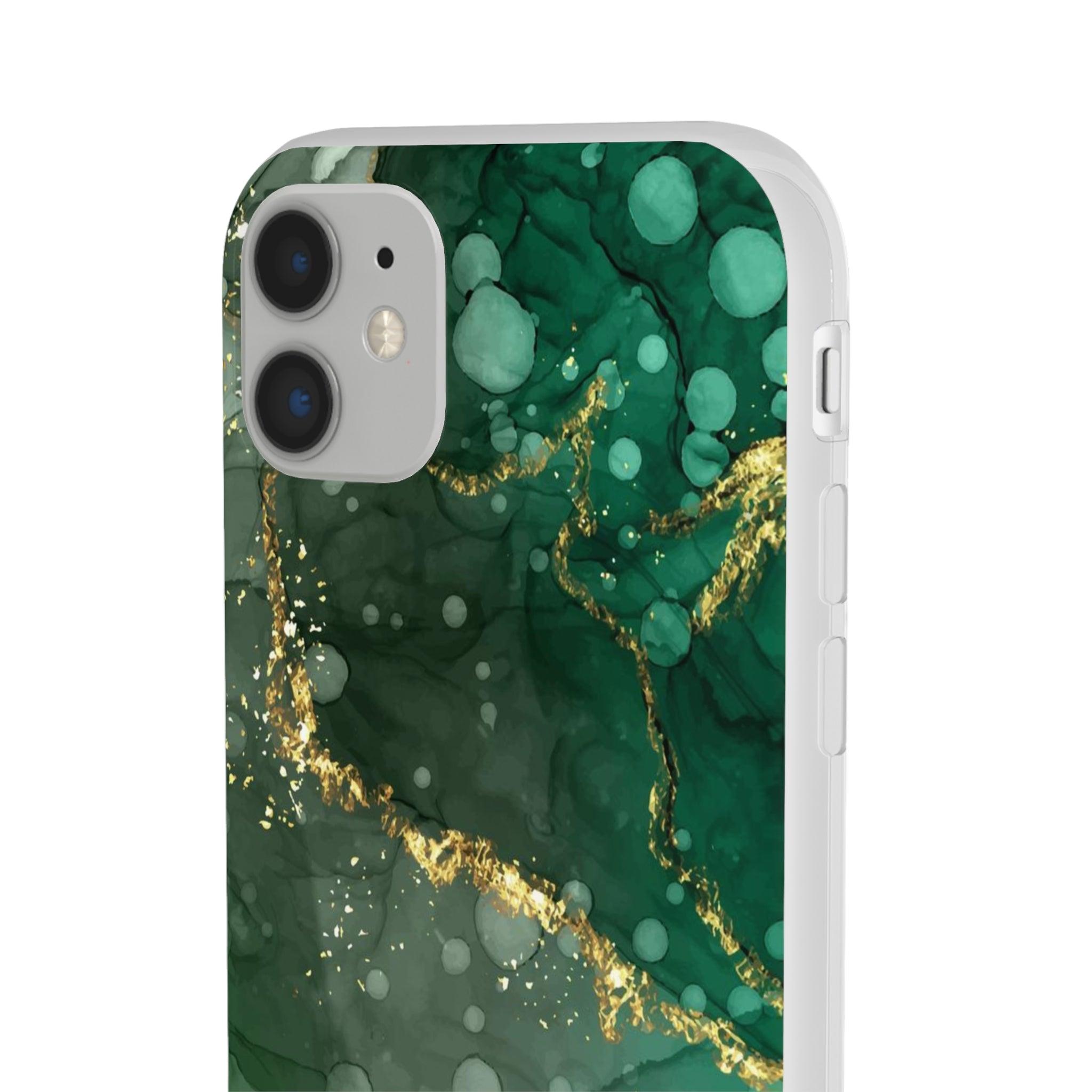 Gold Jade Green Slim - PrettyKase